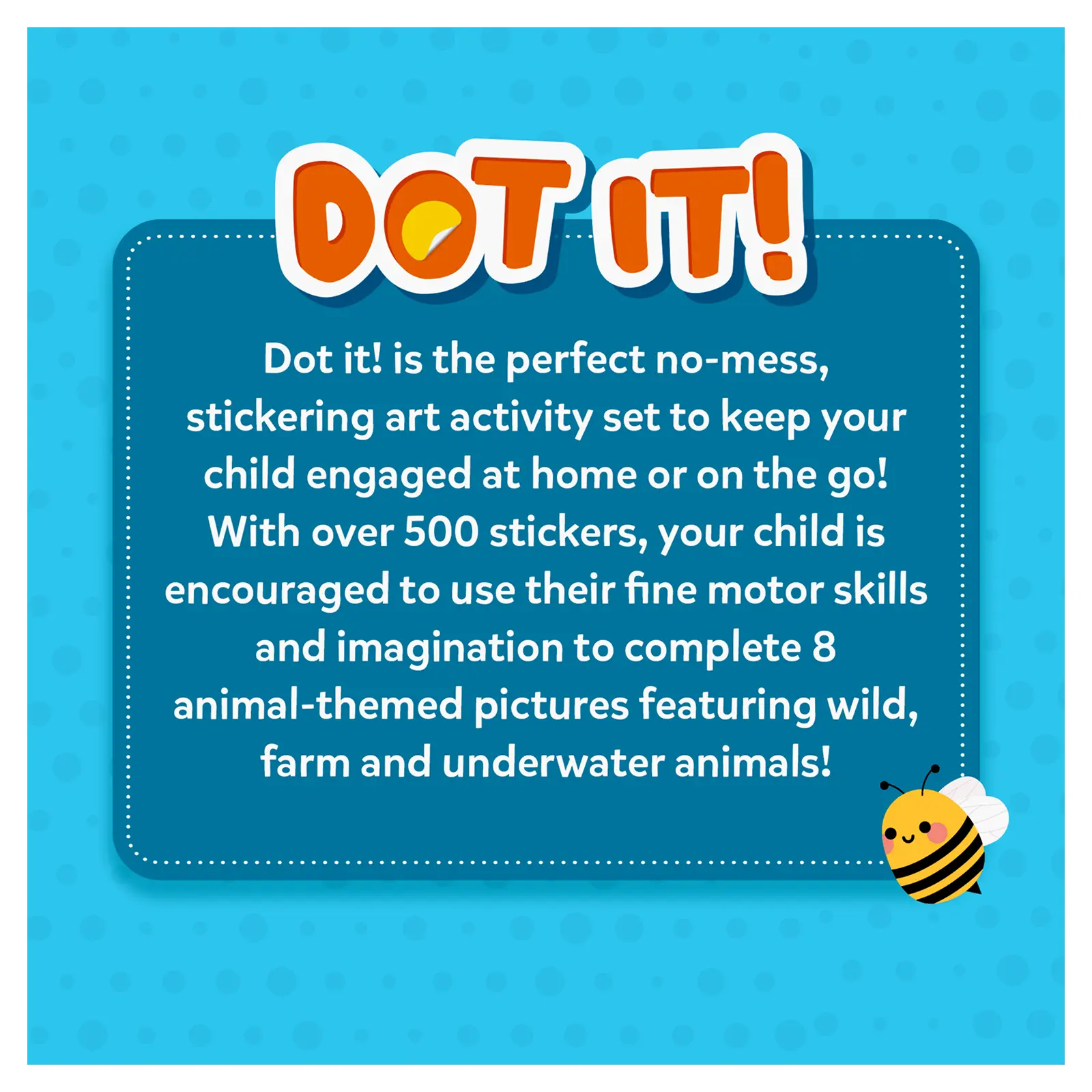Dot it!: Wild, Farm & Underwater Animal | No mess sticker art (ages 3-7) - Image 6