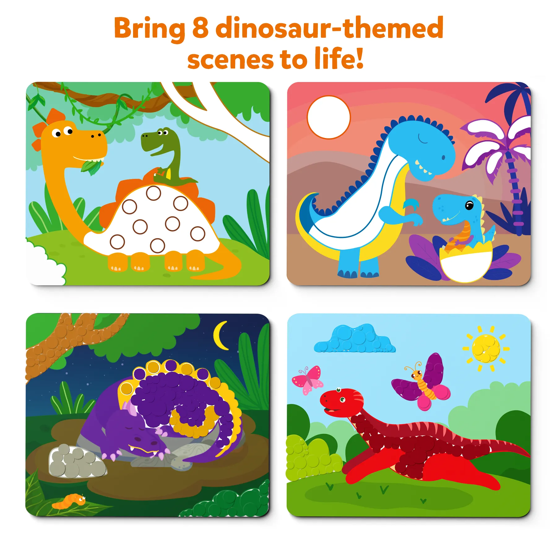 Dot it!: World of Dinosaurs | No mess sticker art (ages 3-7) - Image 4
