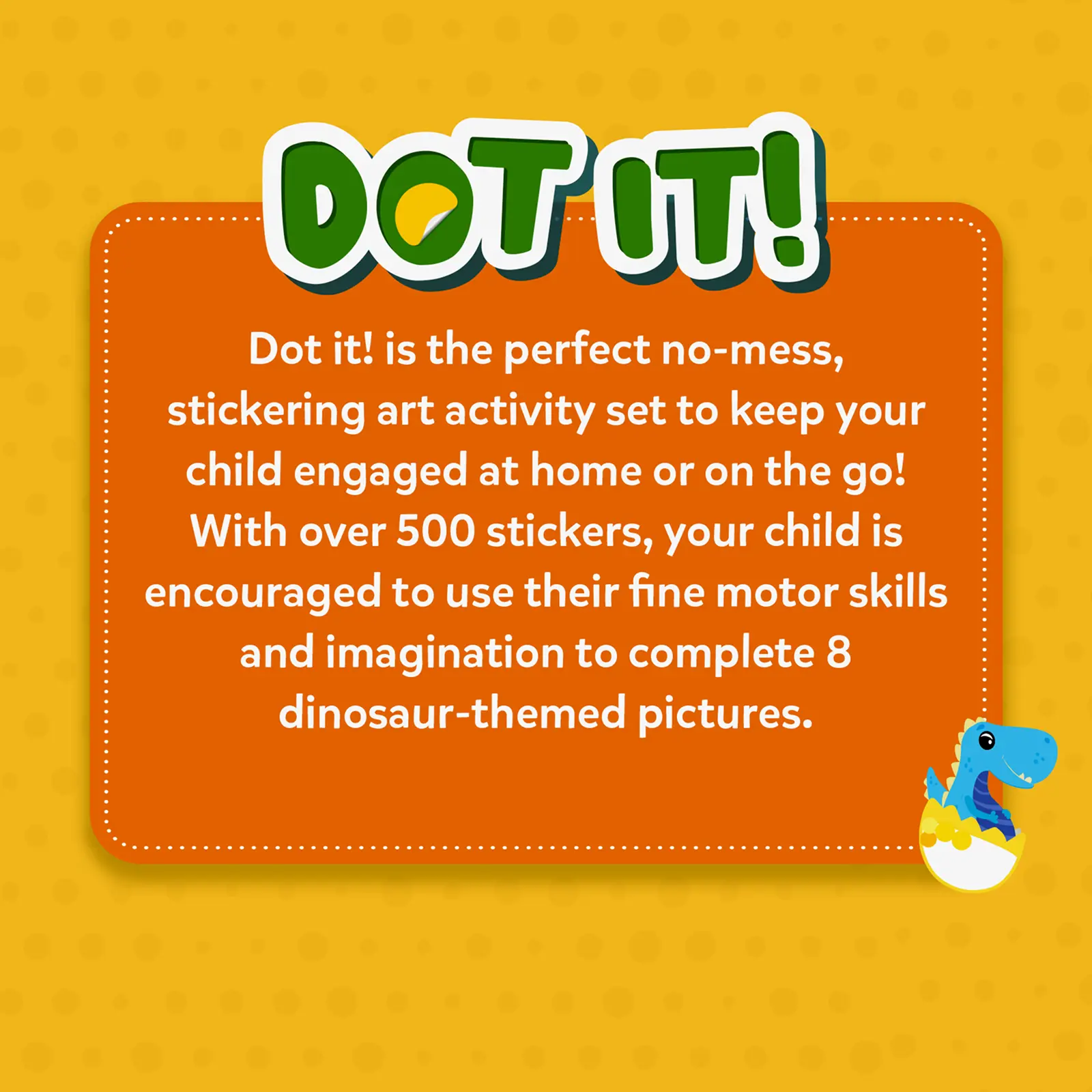 Dot it!: World of Dinosaurs | No mess sticker art (ages 3-7) - Image 7