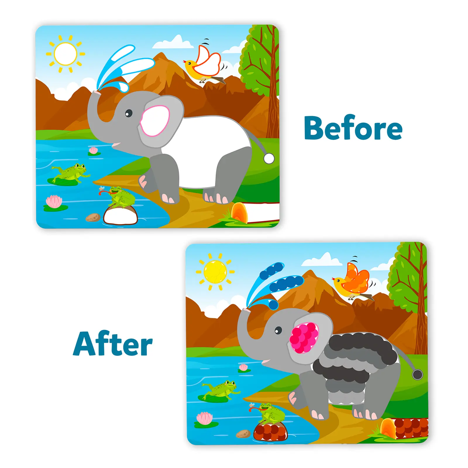 Dot it! Combo: Animal & Dinosaur Themed | No mess sticker art (ages 3-7) - Image 5