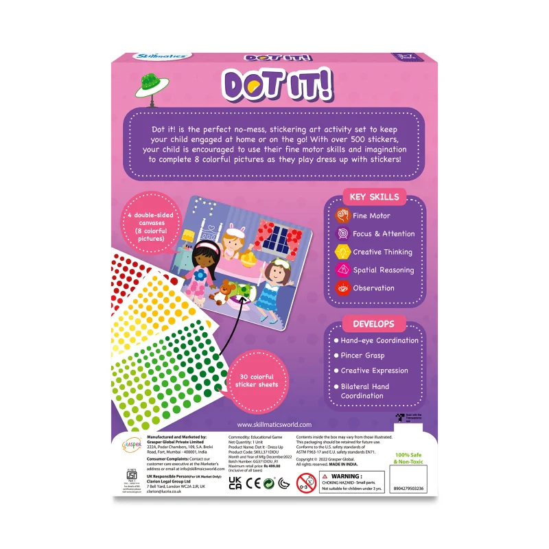 Dot it!: Dress Up | No mess sticker art (ages 3-7) - Image 7