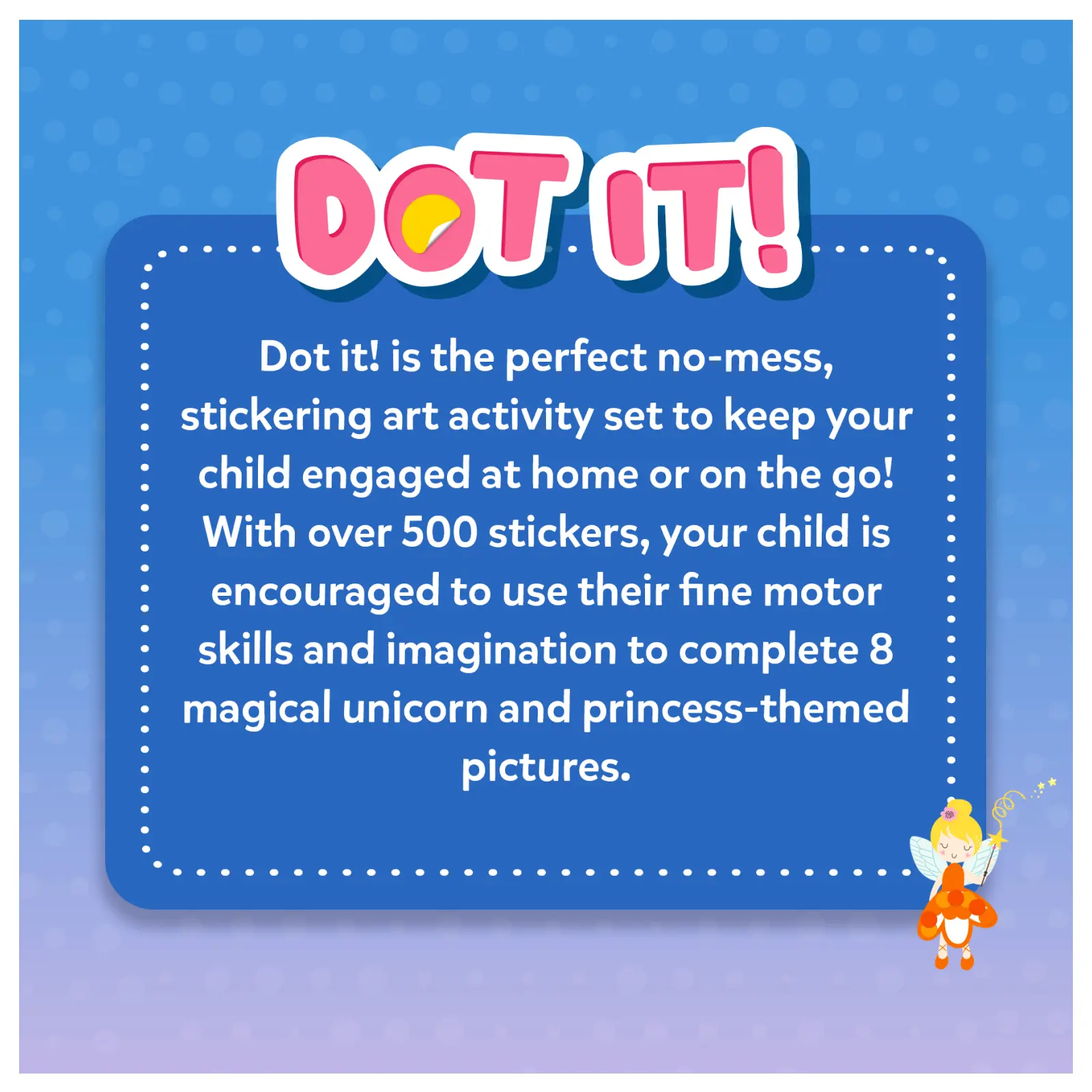 Dot it!: Unicorns & Princesses | No mess sticker art (ages 3-7) - Image 7