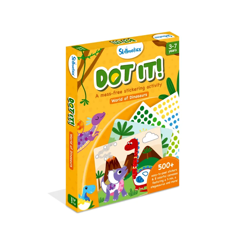 Dot it!: World of Dinosaurs | No mess sticker art (ages 3-7) - Image 9