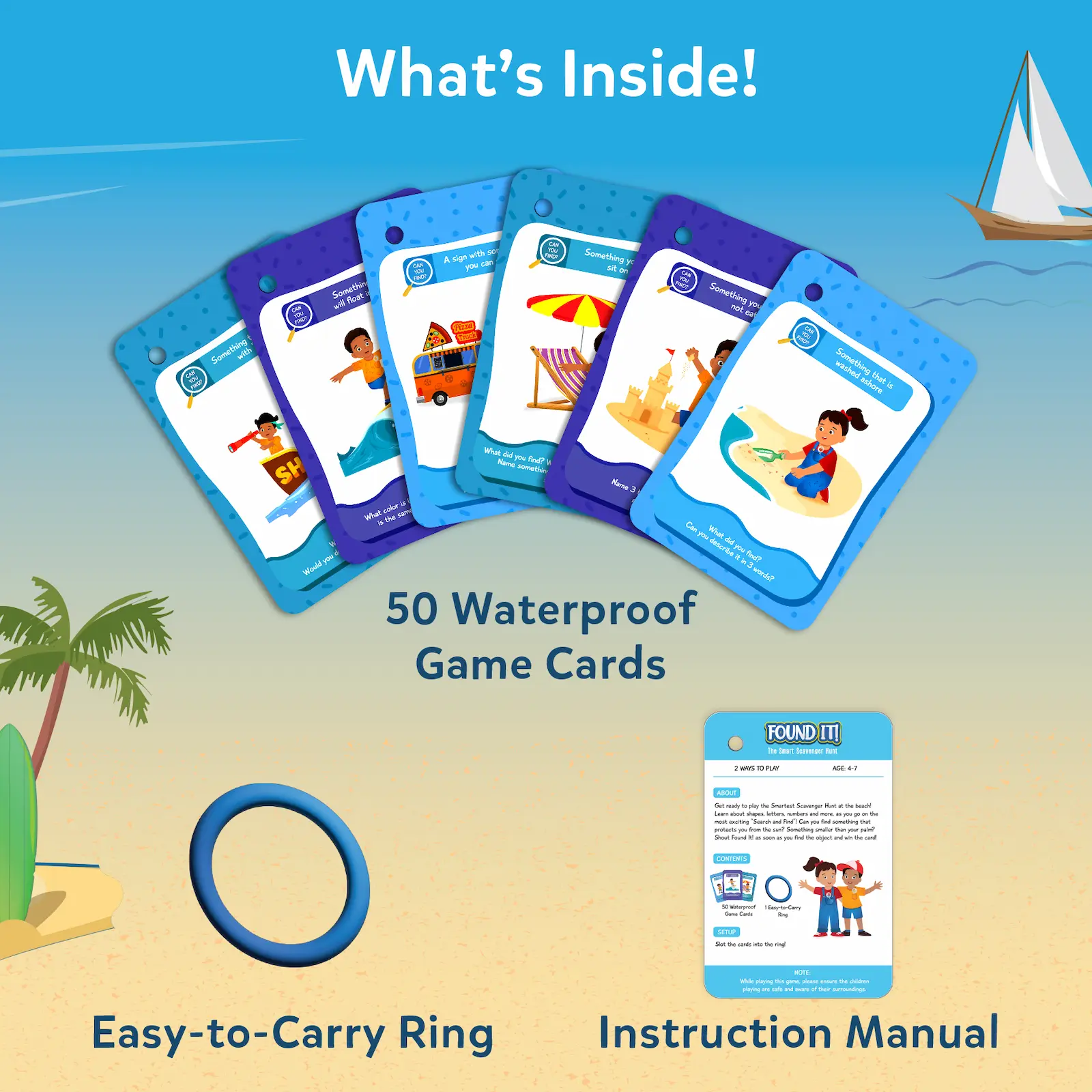 Found It! At the Beach | Smart scavenger hunt (ages 4-7) - Image 3