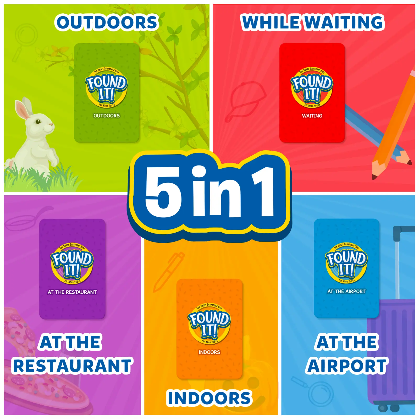 Found it Megapack (5 in 1) | Smart Scavenger hunt (ages 4-7) - Image 4