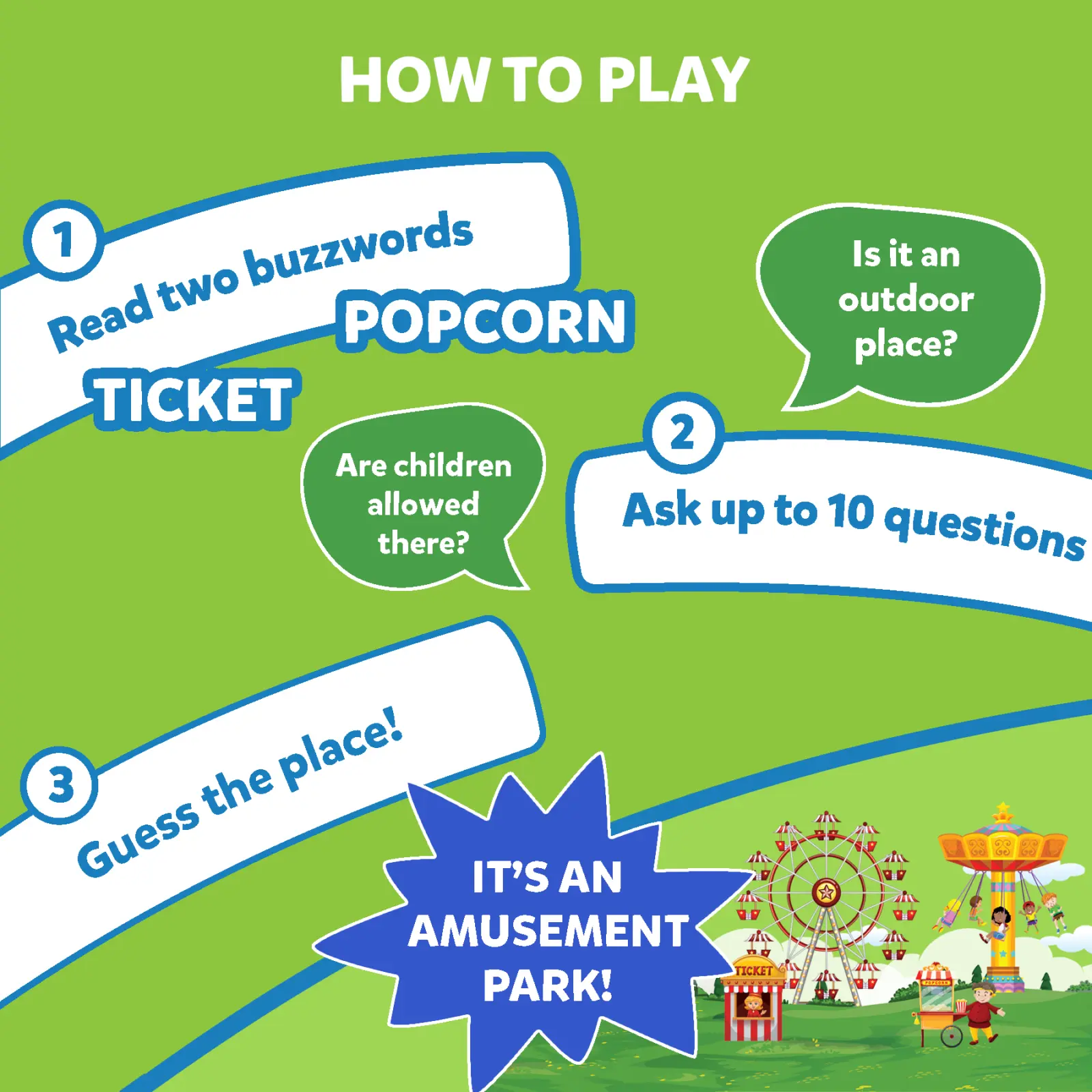 Guess in 10: All Around The Town | Trivia card game (ages 6+) - Image 3