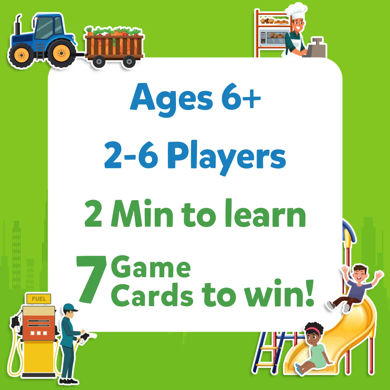 Guess in 10: All Around The Town | Trivia card game (ages 6+) - Image 7