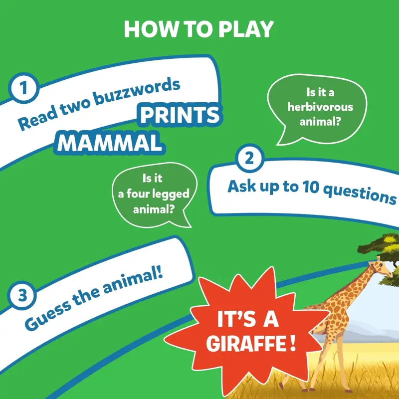 Guess in 10: Animal Planet | Trivia card game (ages 6+) - Image 3