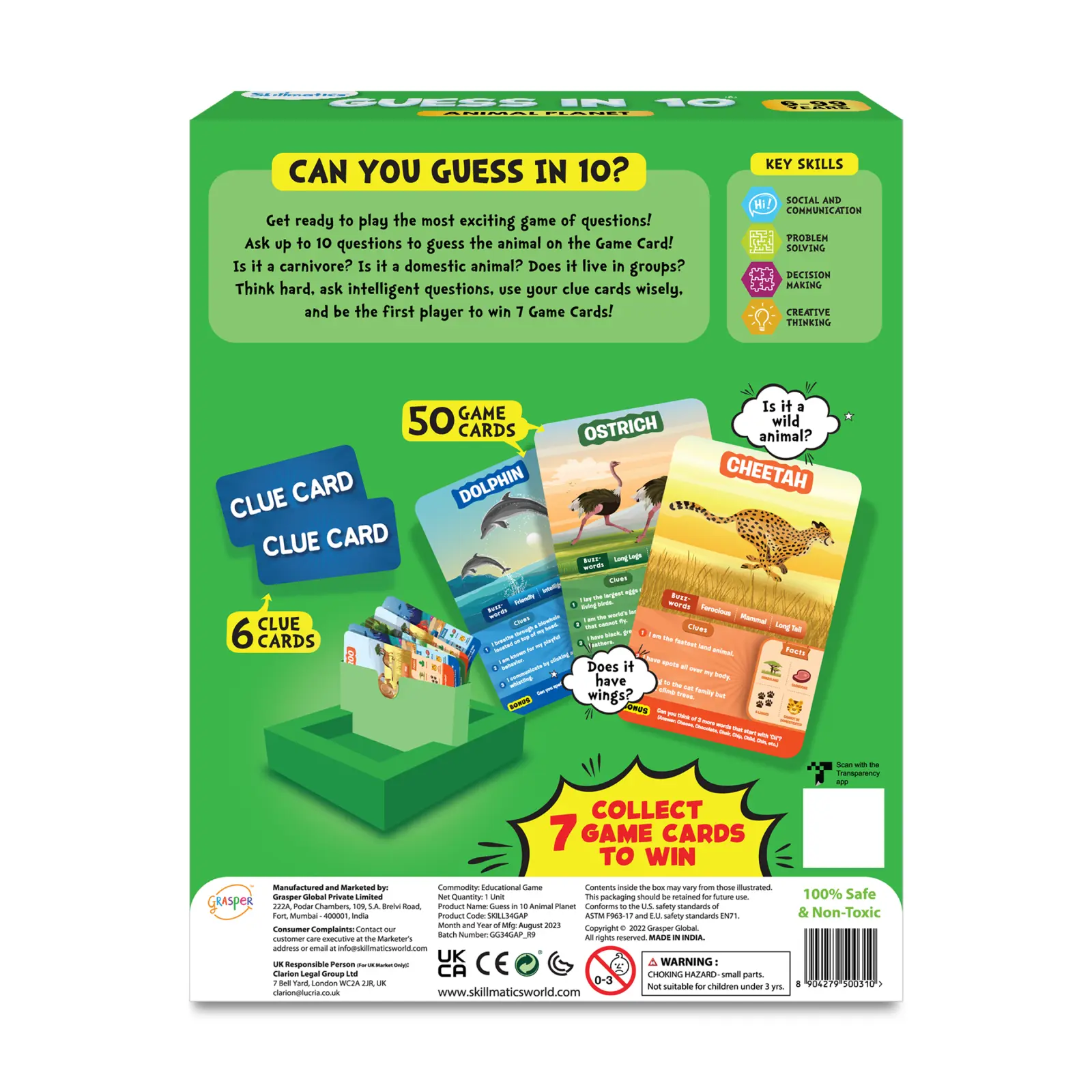 Guess in 10: Animal Planet | Trivia card game (ages 6+) - Image 8