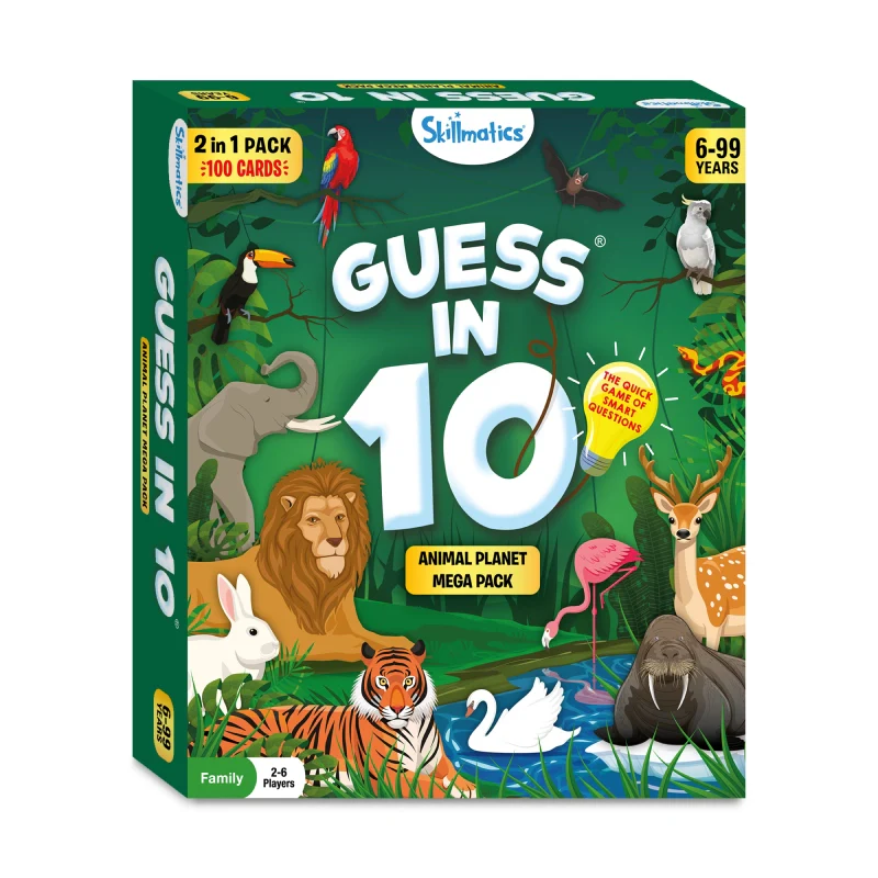 Guess in 10: Animal Planet Mega Pack | Trivia card game (ages 6+) - Image 9