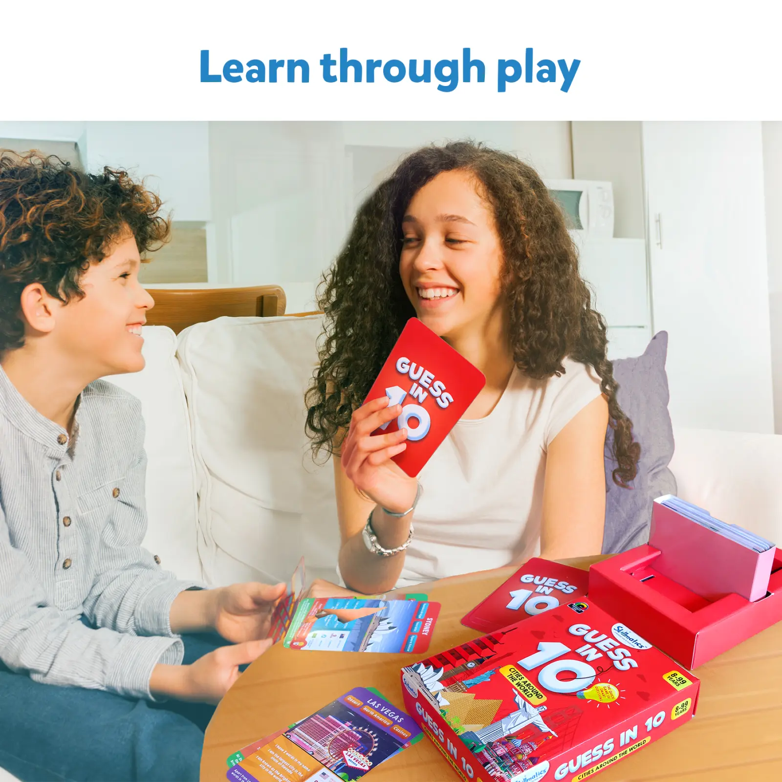 Guess in 10: Cities Around The World | Trivia card game (ages 8+) - Image 5
