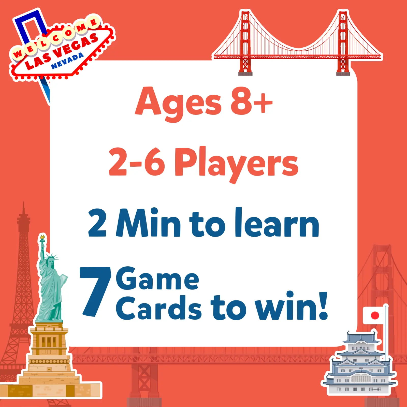 Guess in 10: Cities Around The World | Trivia card game (ages 8+) - Image 6