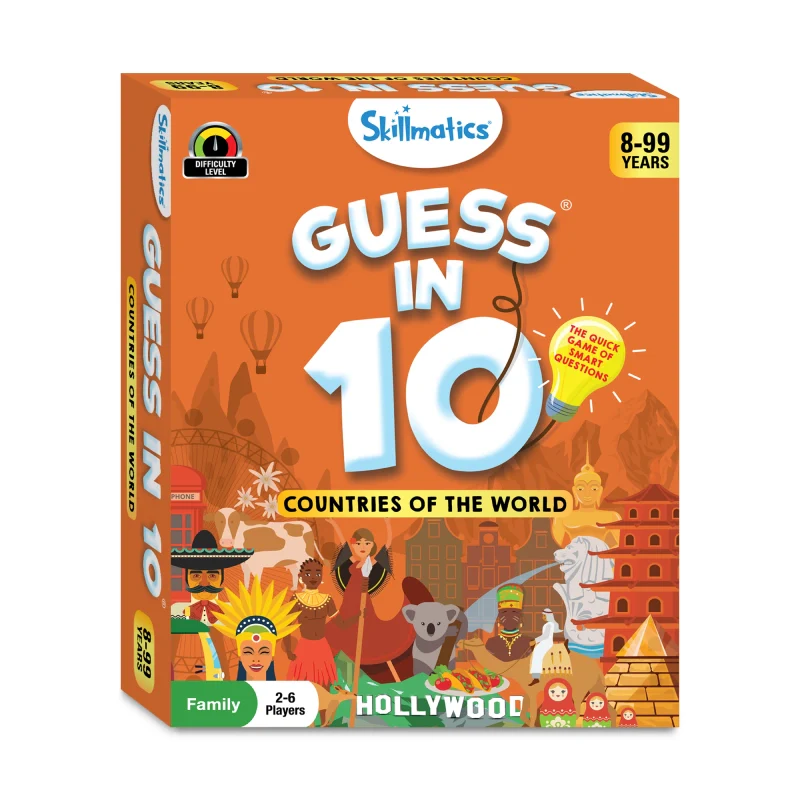 Guess in 10: Countries Of The World | Trivia card game (ages 8+) - Image 9