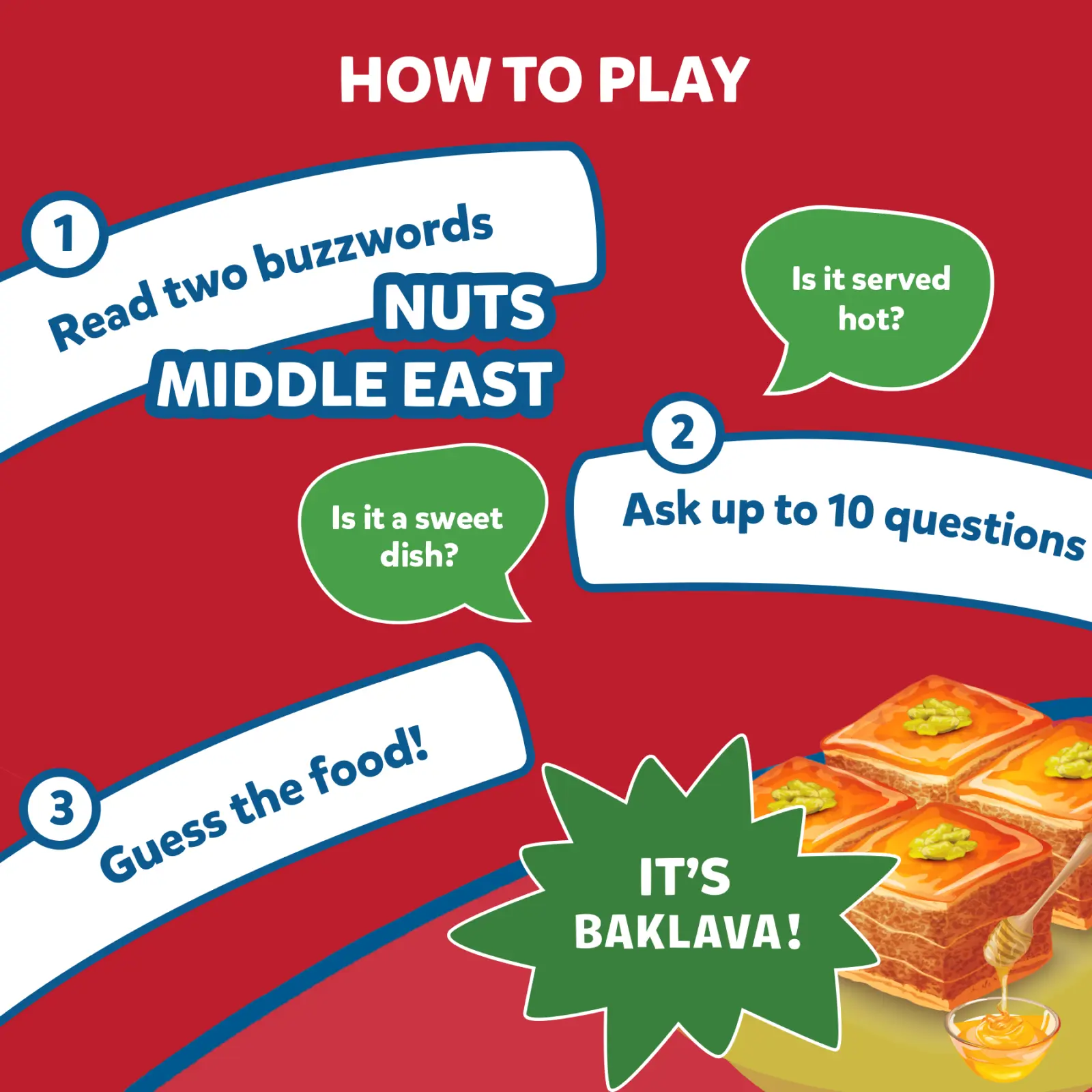 Guess in 10: Foods Around The World | Trivia card game (ages 8+) - Image 3