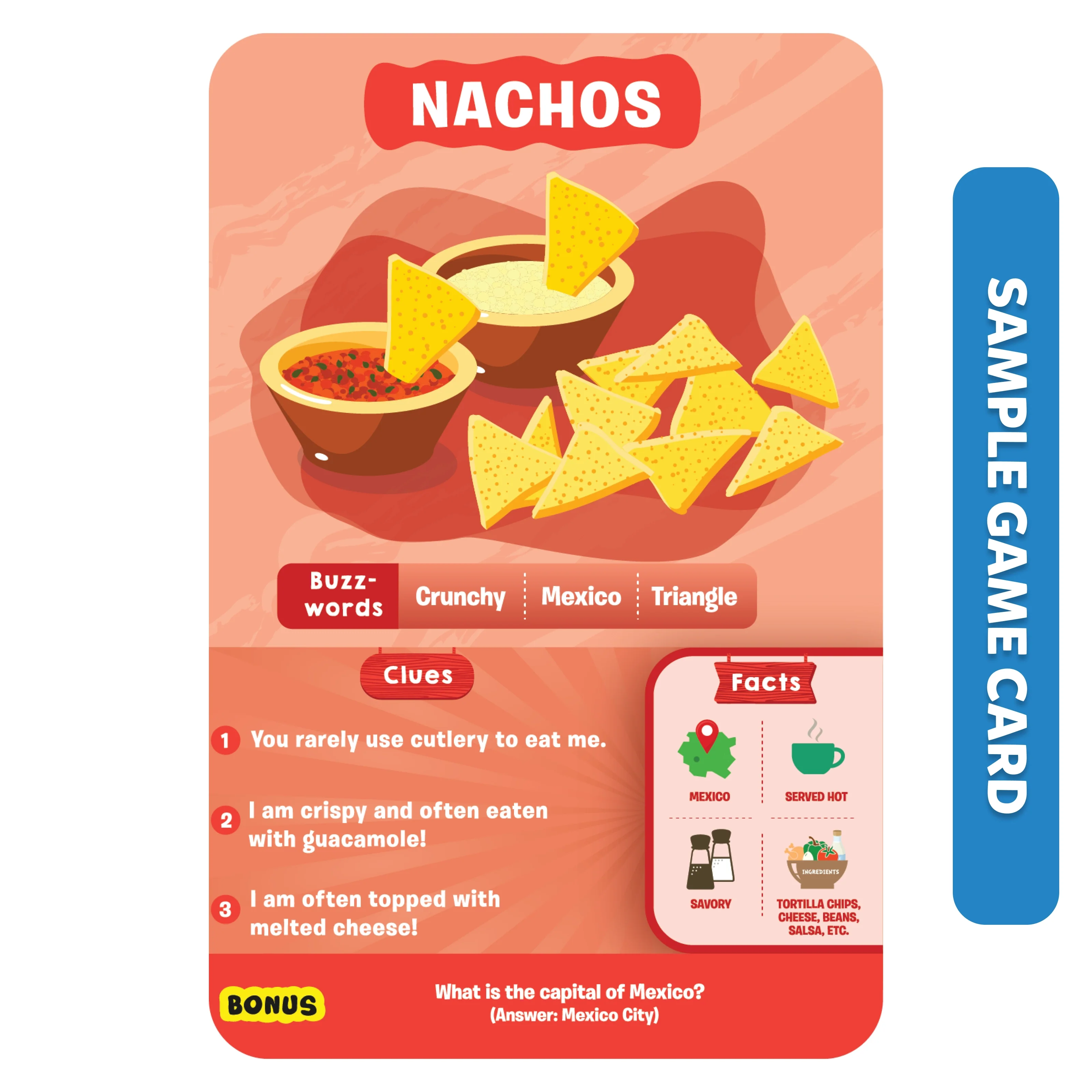 Guess in 10: Foods Around The World | Trivia card game (ages 8+) - Image 7