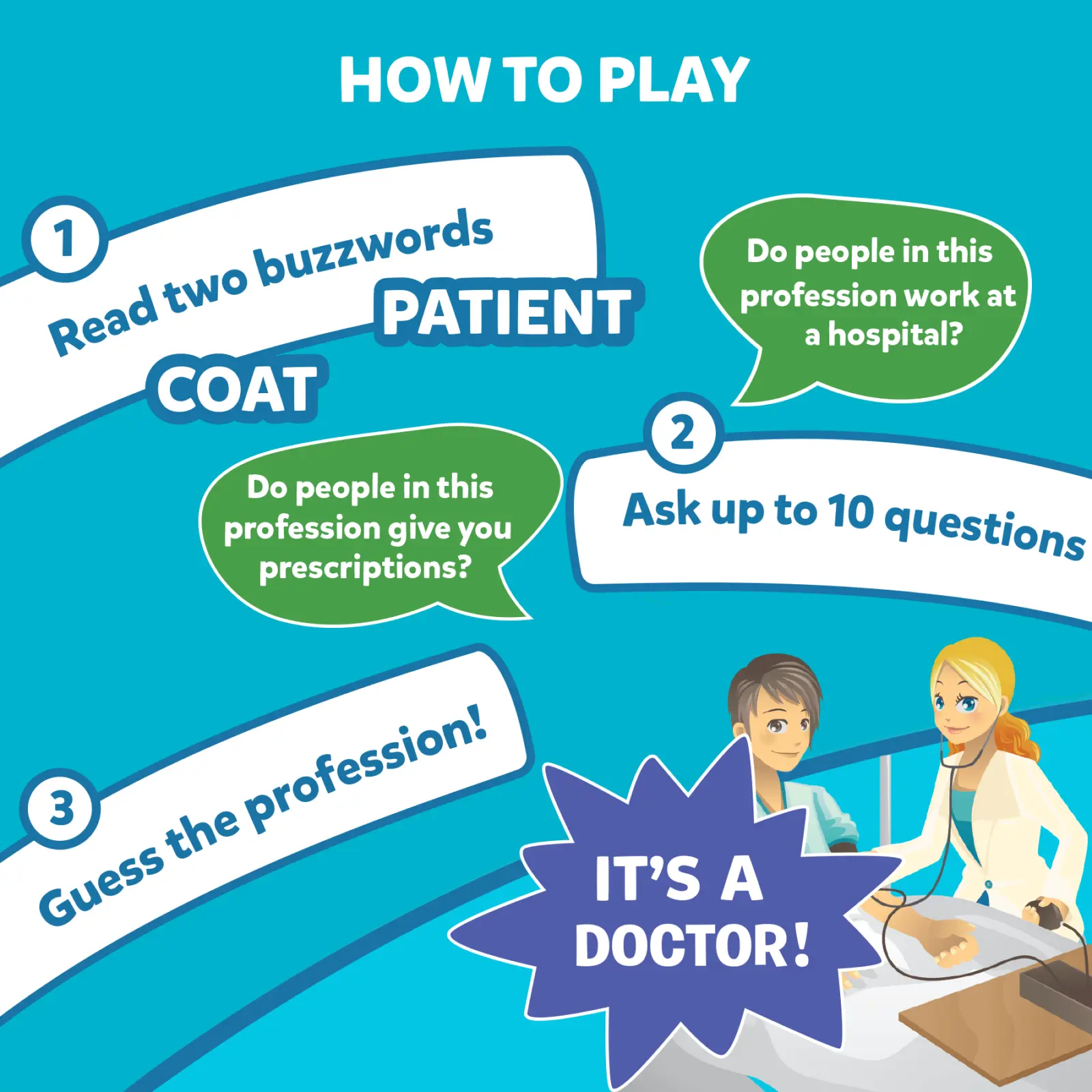 Guess in 10: Inspiring Professions | Trivia card game (ages 6+) - Image 3