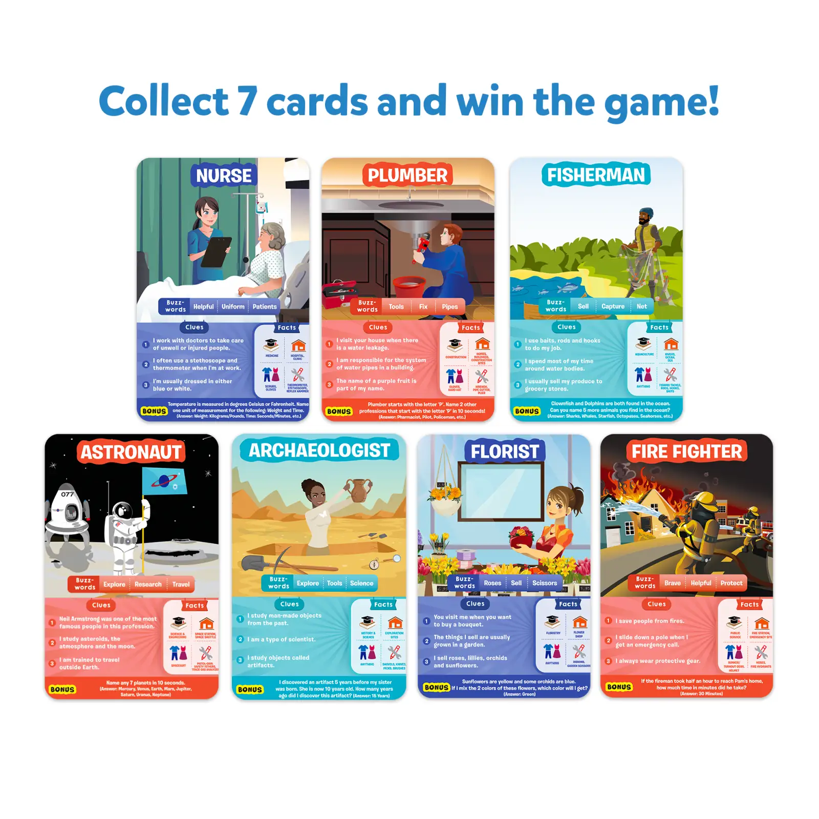 Guess in 10: Inspiring Professions | Trivia card game (ages 6+) - Image 4