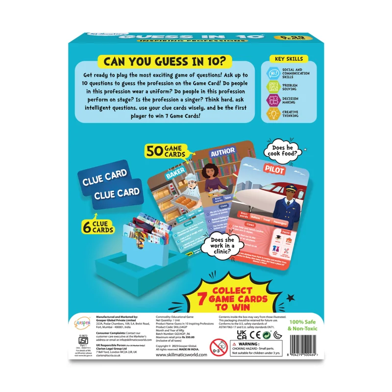 Guess in 10: Inspiring Professions | Trivia card game (ages 6+) - Image 8