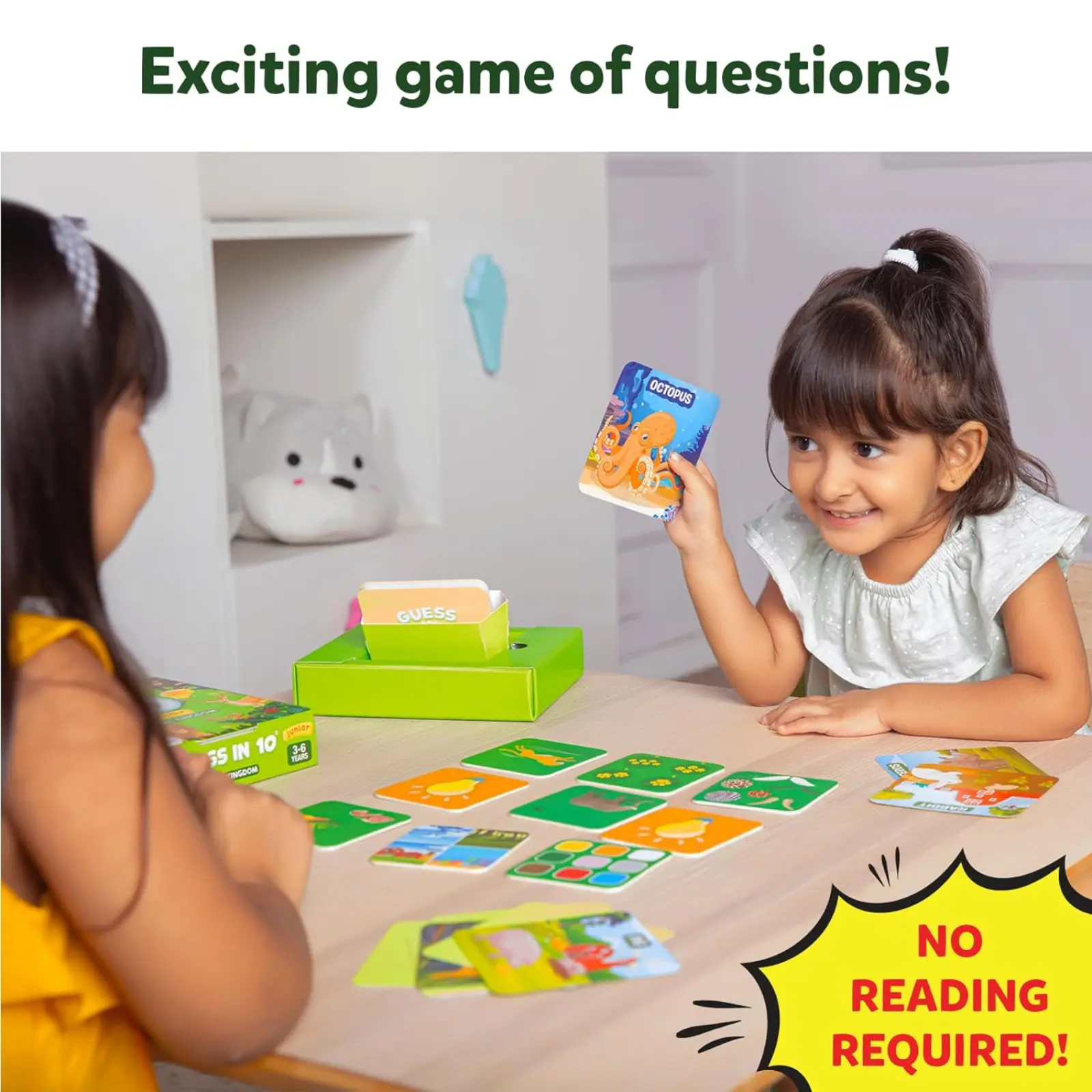 Guess in 10 Junior: Animal Kingdom | Trivia card game (ages 3-6) - Image 4
