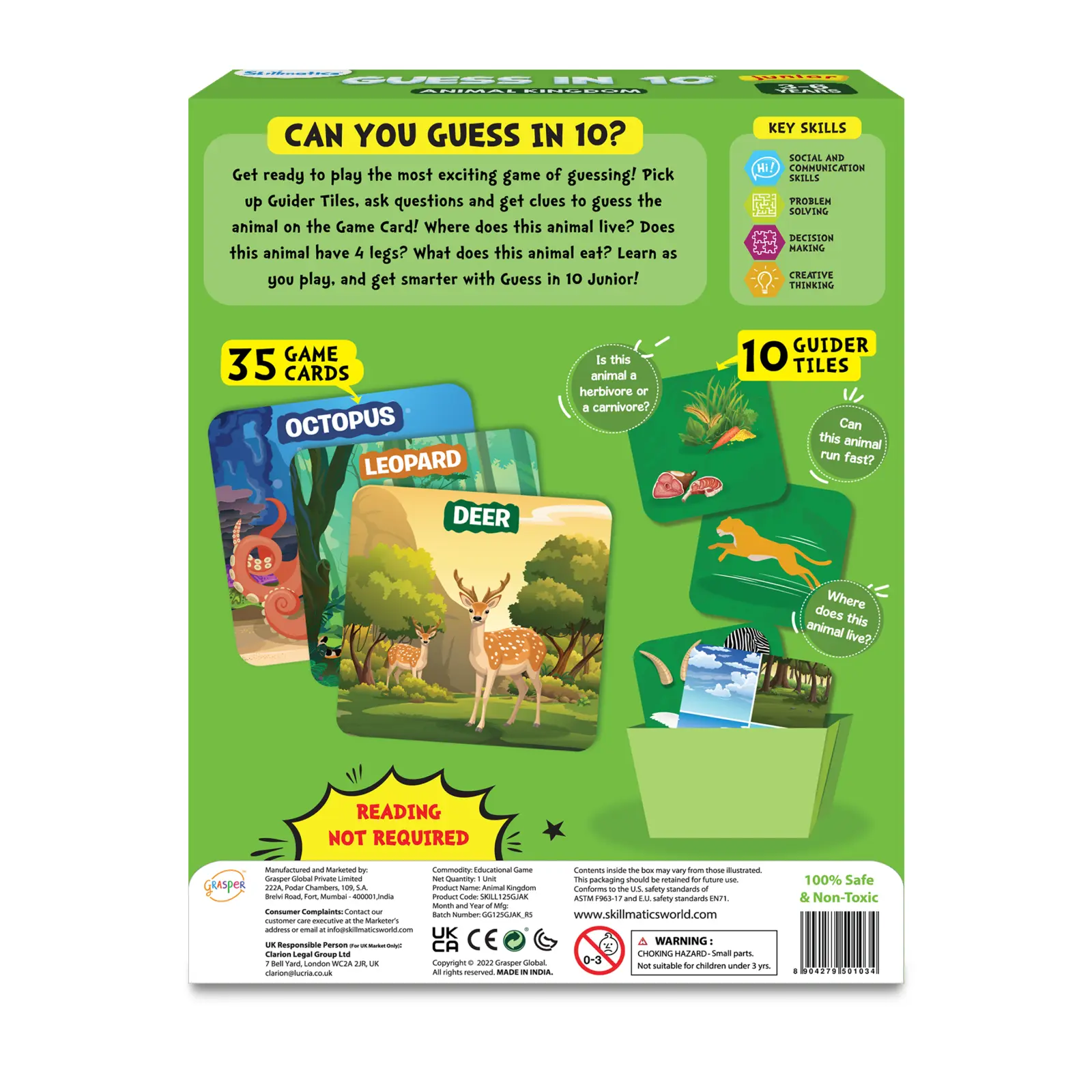 Guess in 10 Junior: Animal Kingdom | Trivia card game (ages 3-6) - Image 6