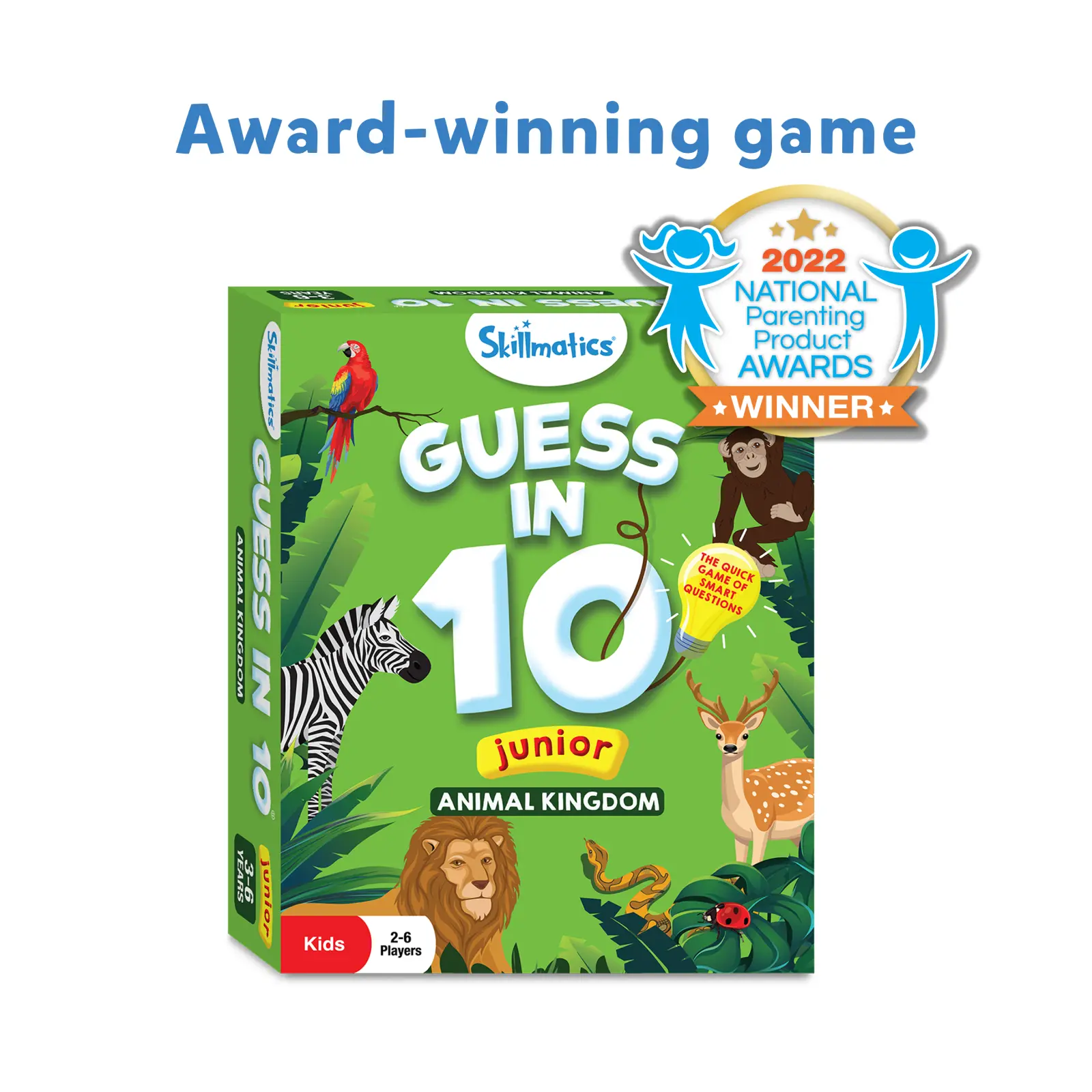 Guess in 10 Junior: Animal Kingdom | Trivia card game (ages 3-6) - Image 7