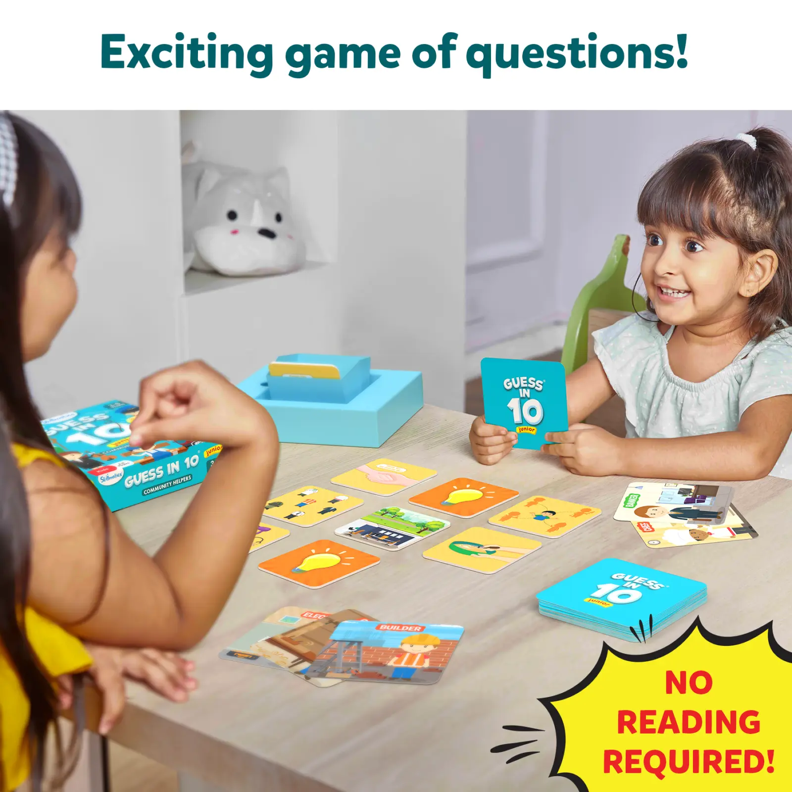 Guess in 10 Junior: Community Helpers | Trivia card game (ages 3-6) - Image 4