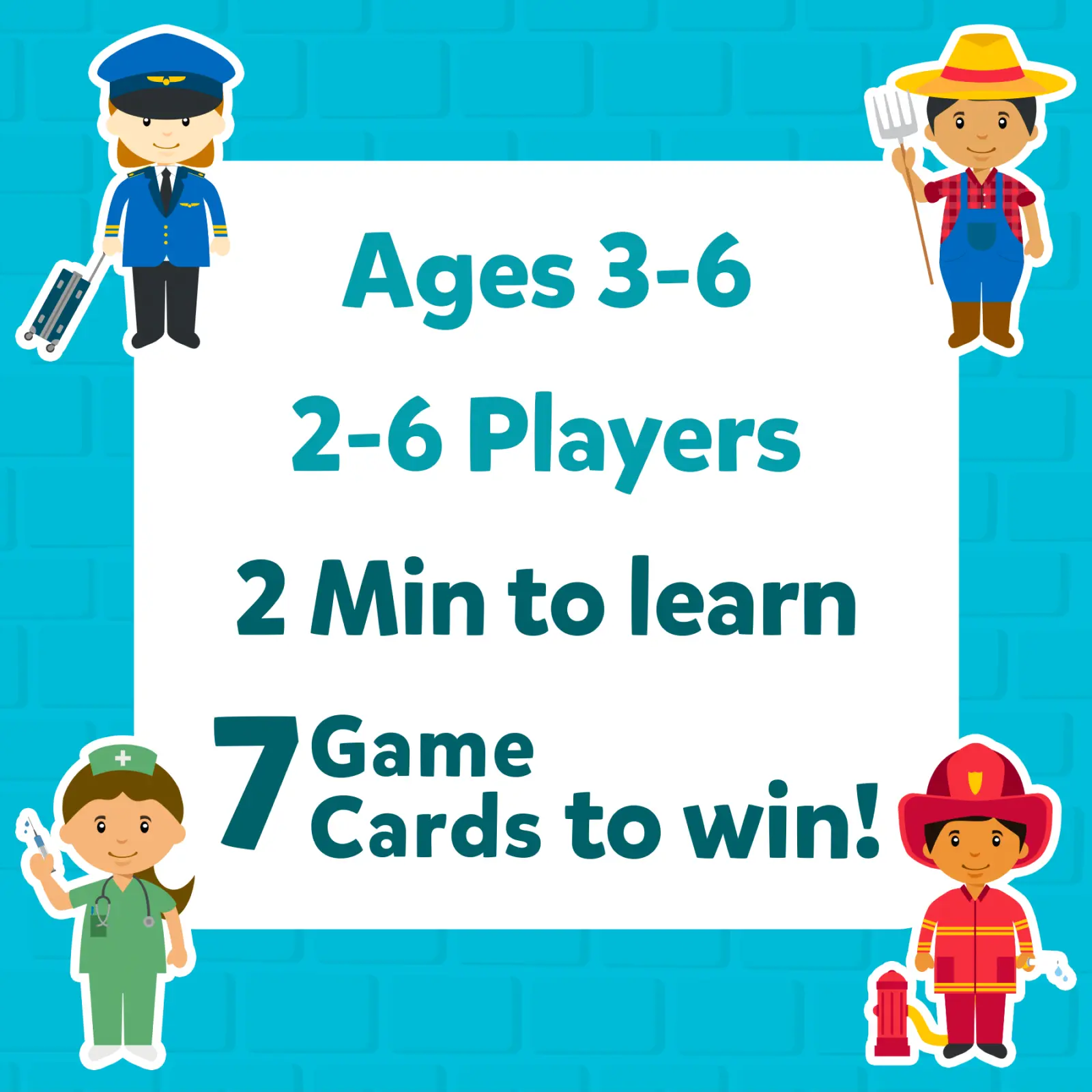 Guess in 10 Junior: Community Helpers | Trivia card game (ages 3-6) - Image 5