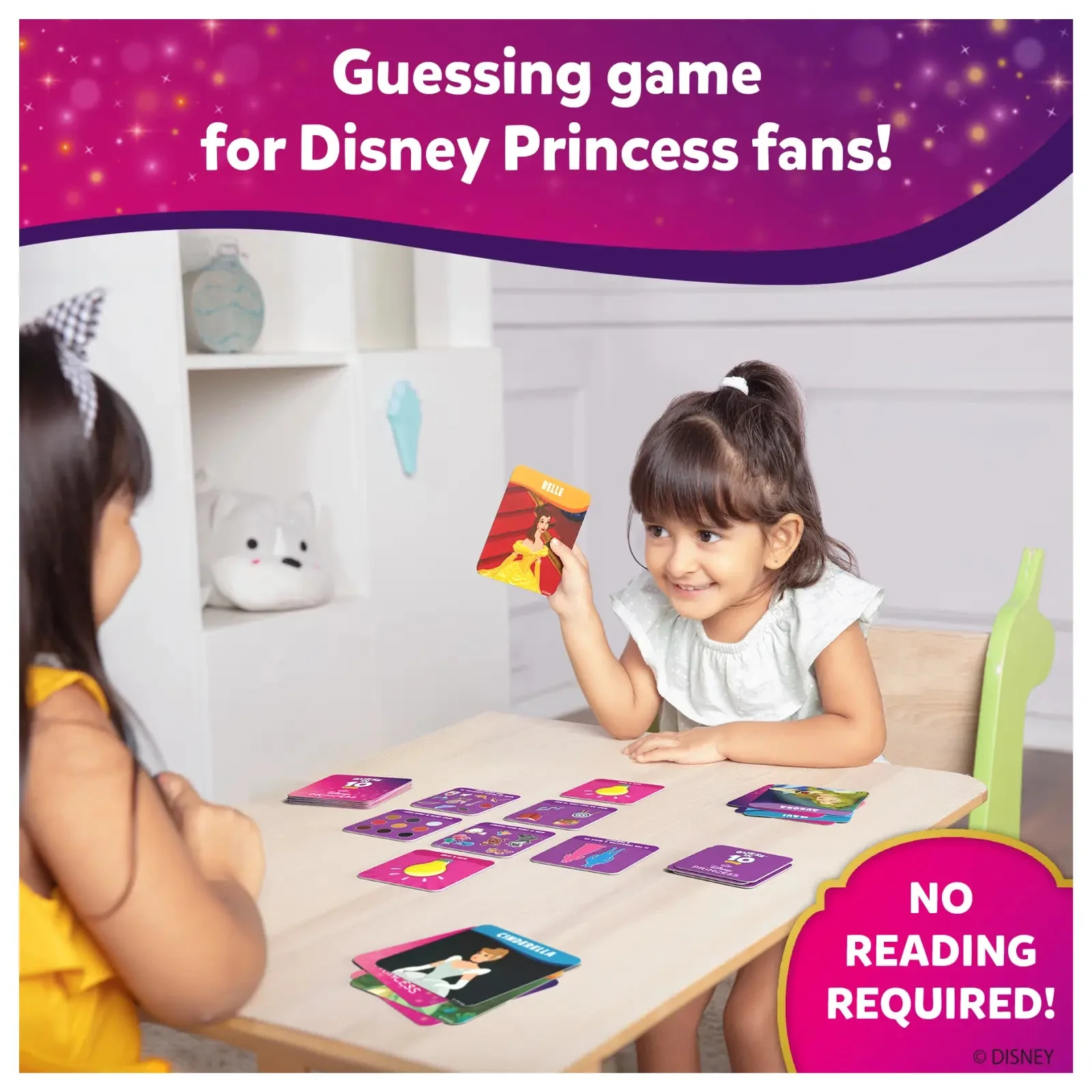 Guess in 10 Junior: Disney Princess  | Trivia card game (ages 3-6) - Image 4