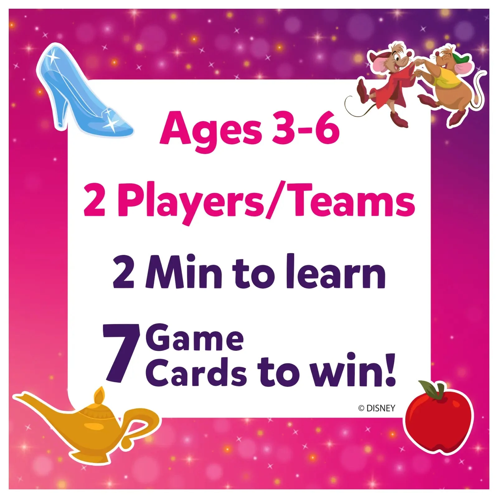 Guess in 10 Junior: Disney Princess  | Trivia card game (ages 3-6) - Image 5