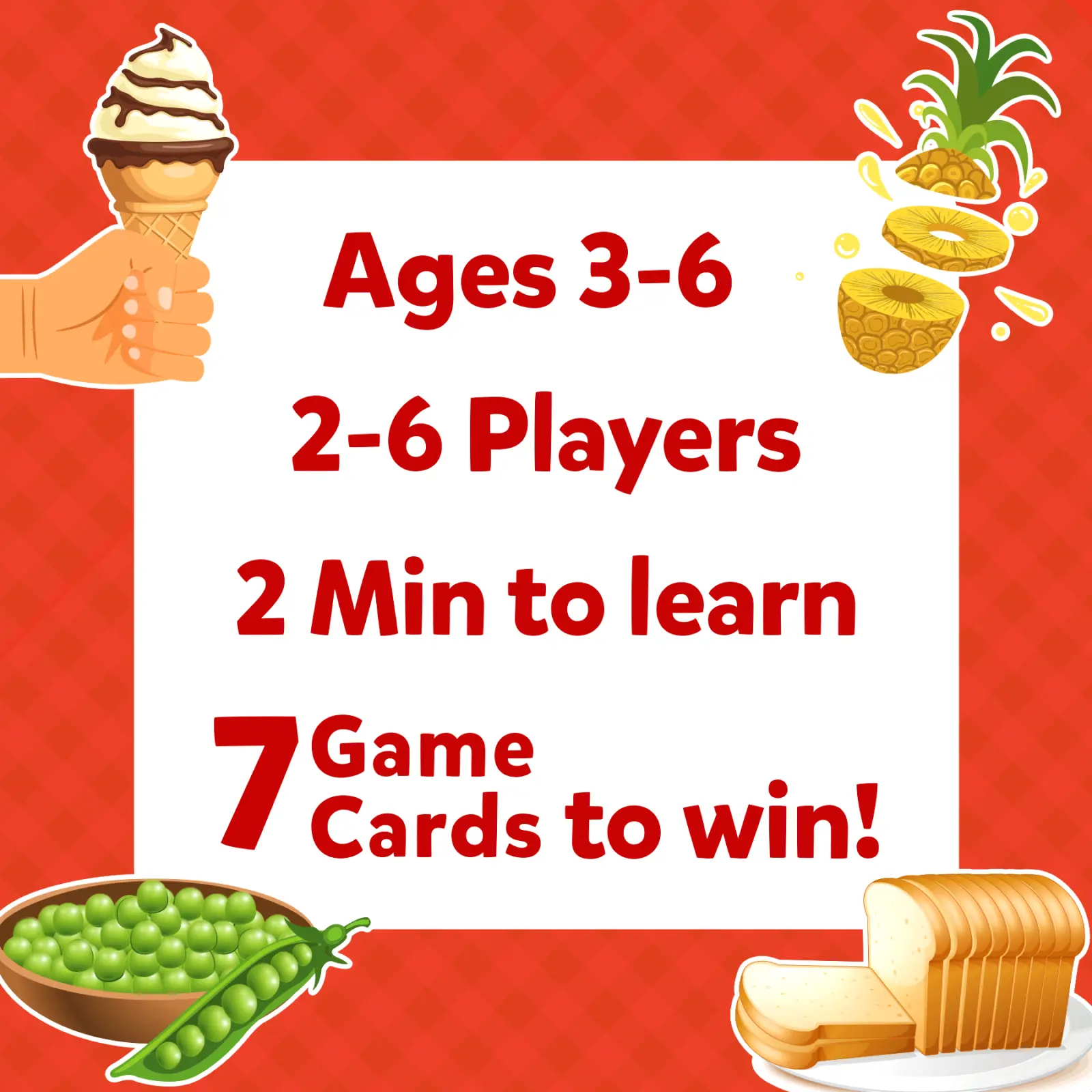 Guess in 10 Junior: Food We Eat! | Trivia card game (ages 3-6) - Image 5