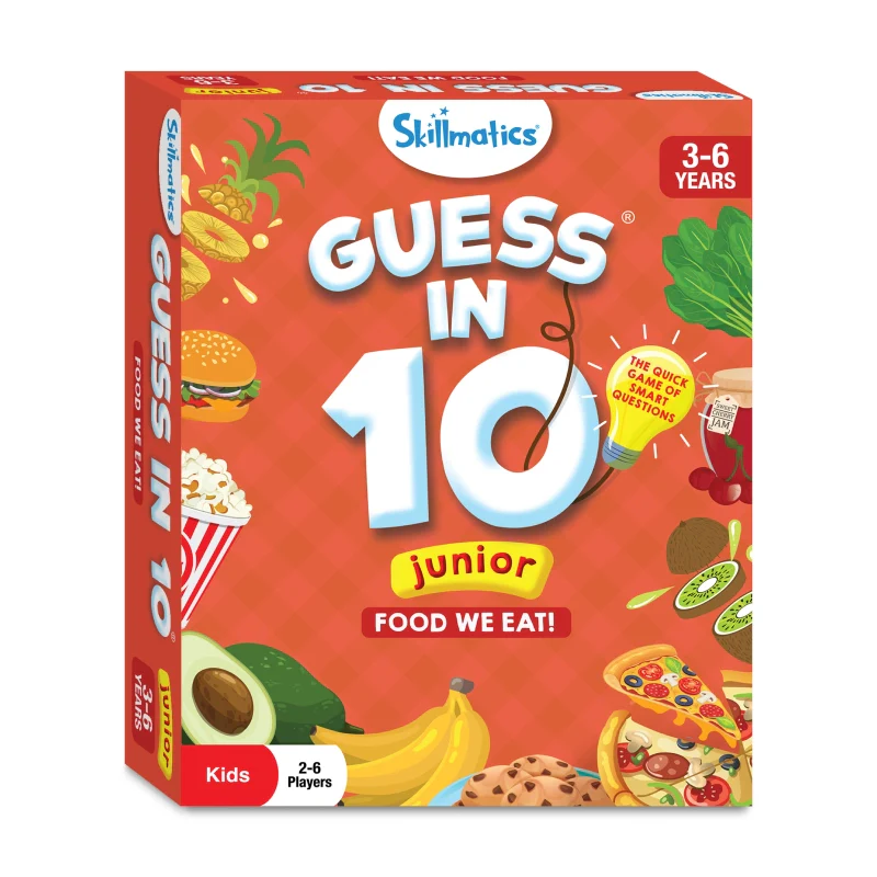Guess in 10 Junior: Food We Eat! | Trivia card game (ages 3-6) - Image 7