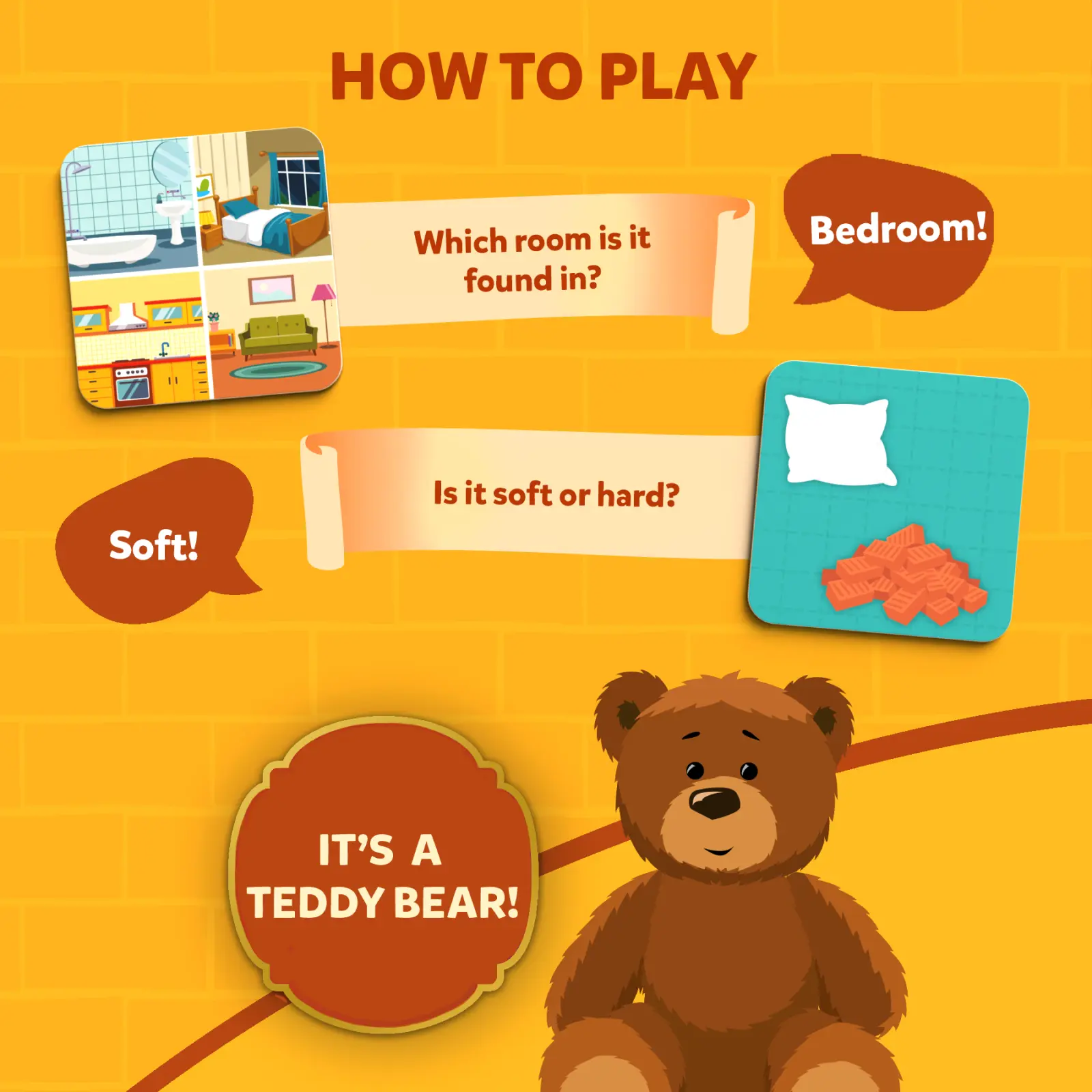 Guess in 10 Junior: Inside My House | Trivia card game (ages 3-6) - Image 3