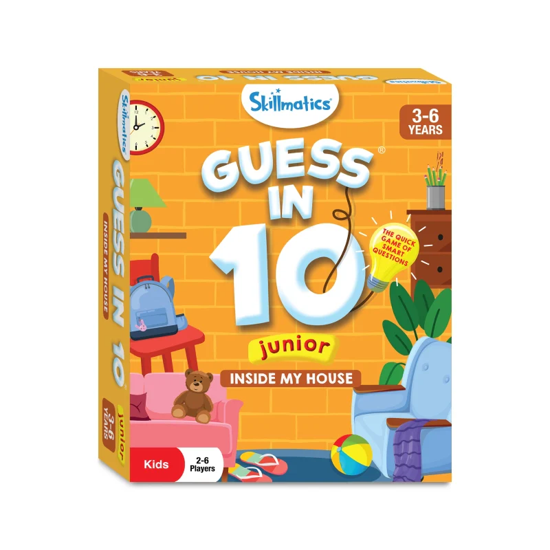 Guess in 10 Junior: Inside My House | Trivia card game (ages 3-6) - Image 6
