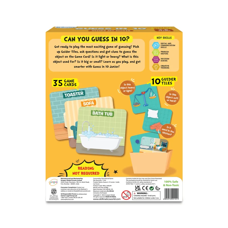 Guess in 10 Junior: Inside My House | Trivia card game (ages 3-6) - Image 7