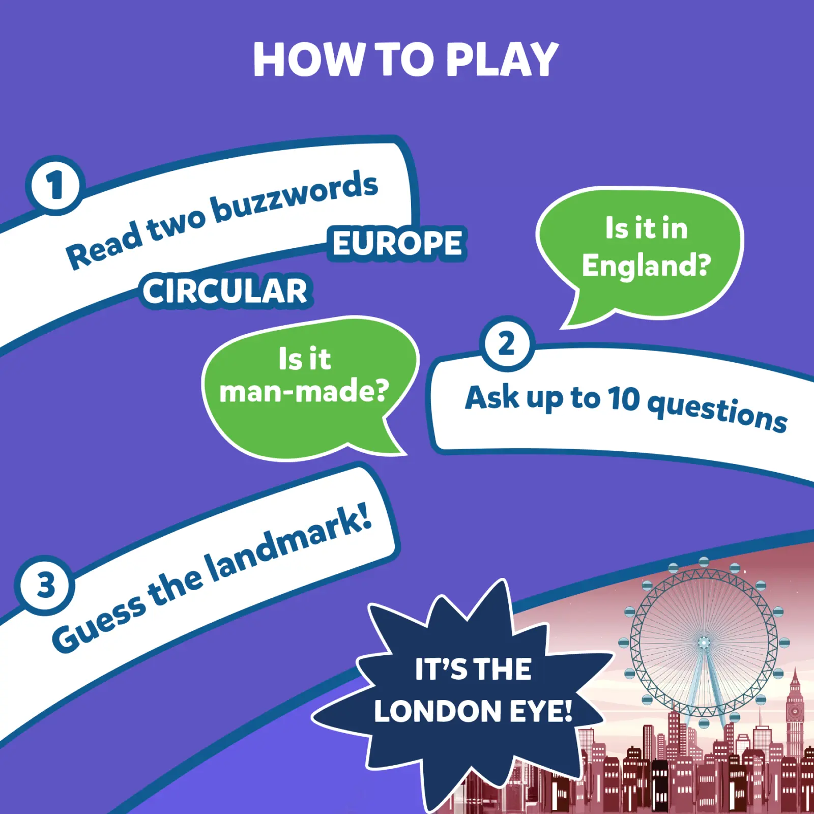 Guess in 10: Legendary Landmarks | Trivia card game (ages 8+) - Image 3