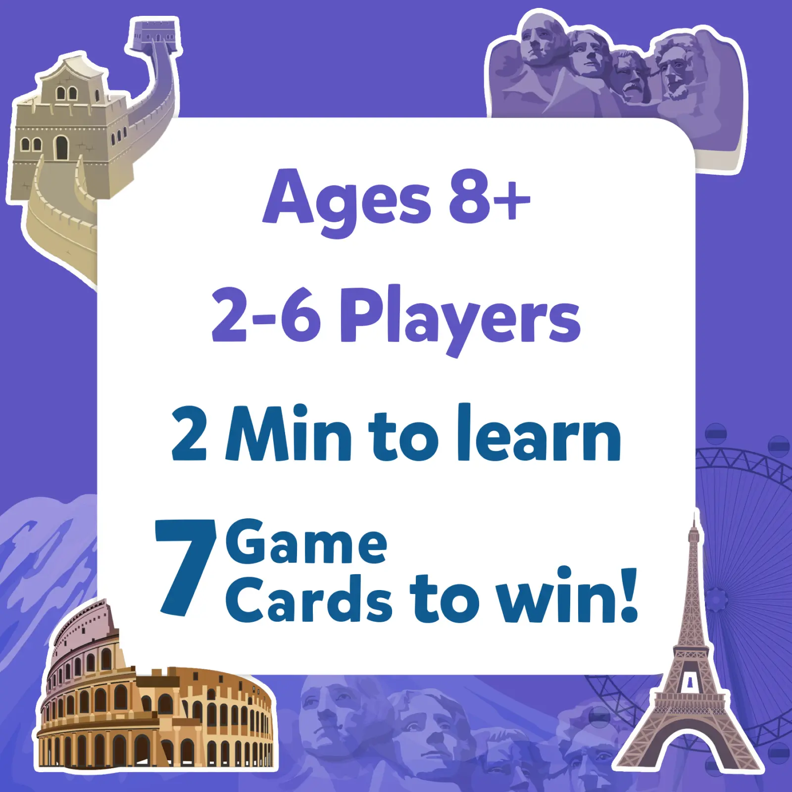 Guess in 10: Legendary Landmarks | Trivia card game (ages 8+) - Image 6