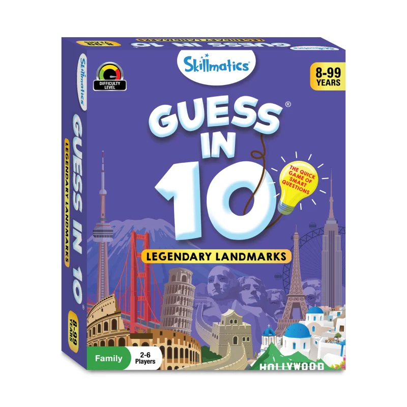 Guess in 10: Legendary Landmarks | Trivia card game (ages 8+) - Image 9