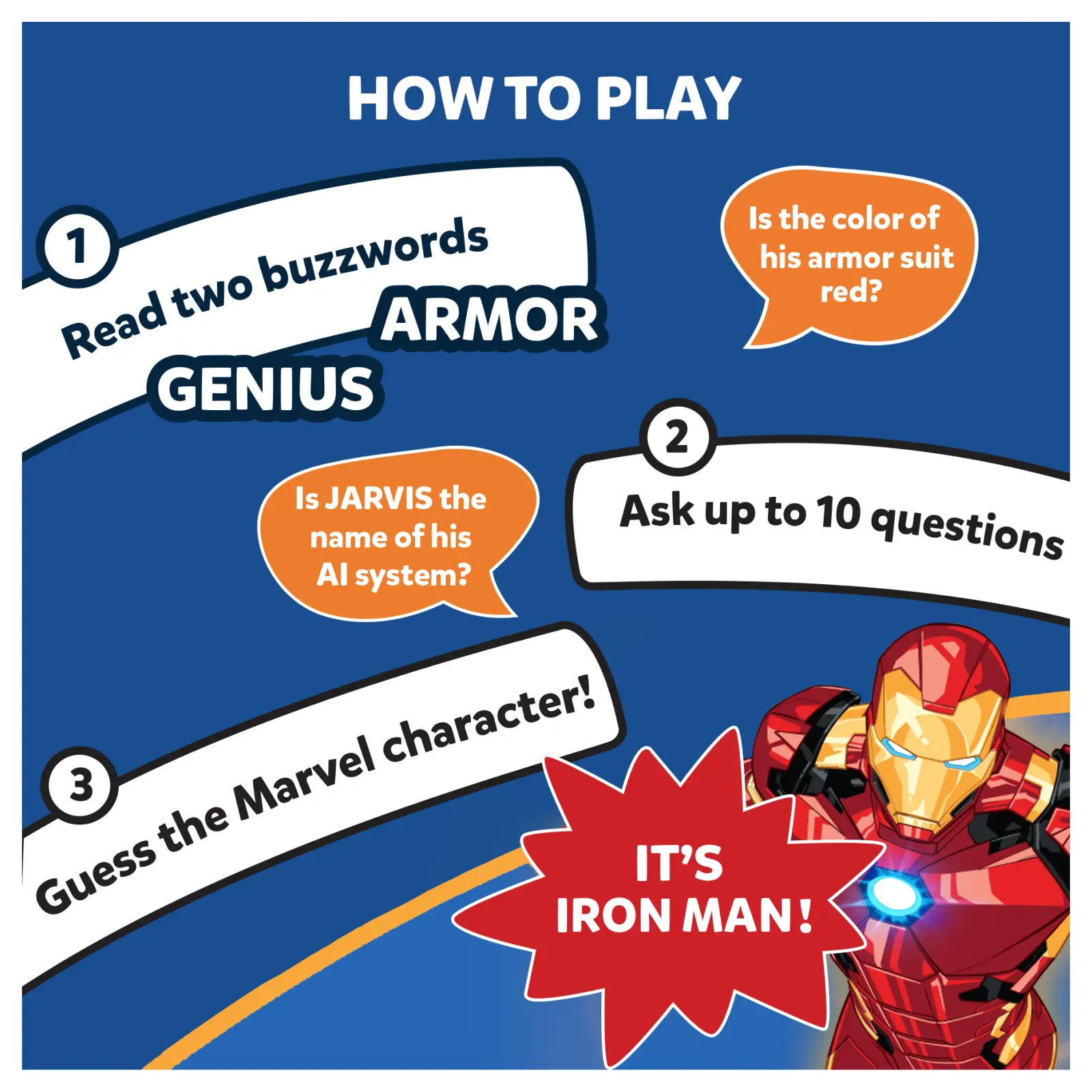 Guess in 10: Marvel | Trivia card game (ages 8+) - Image 3