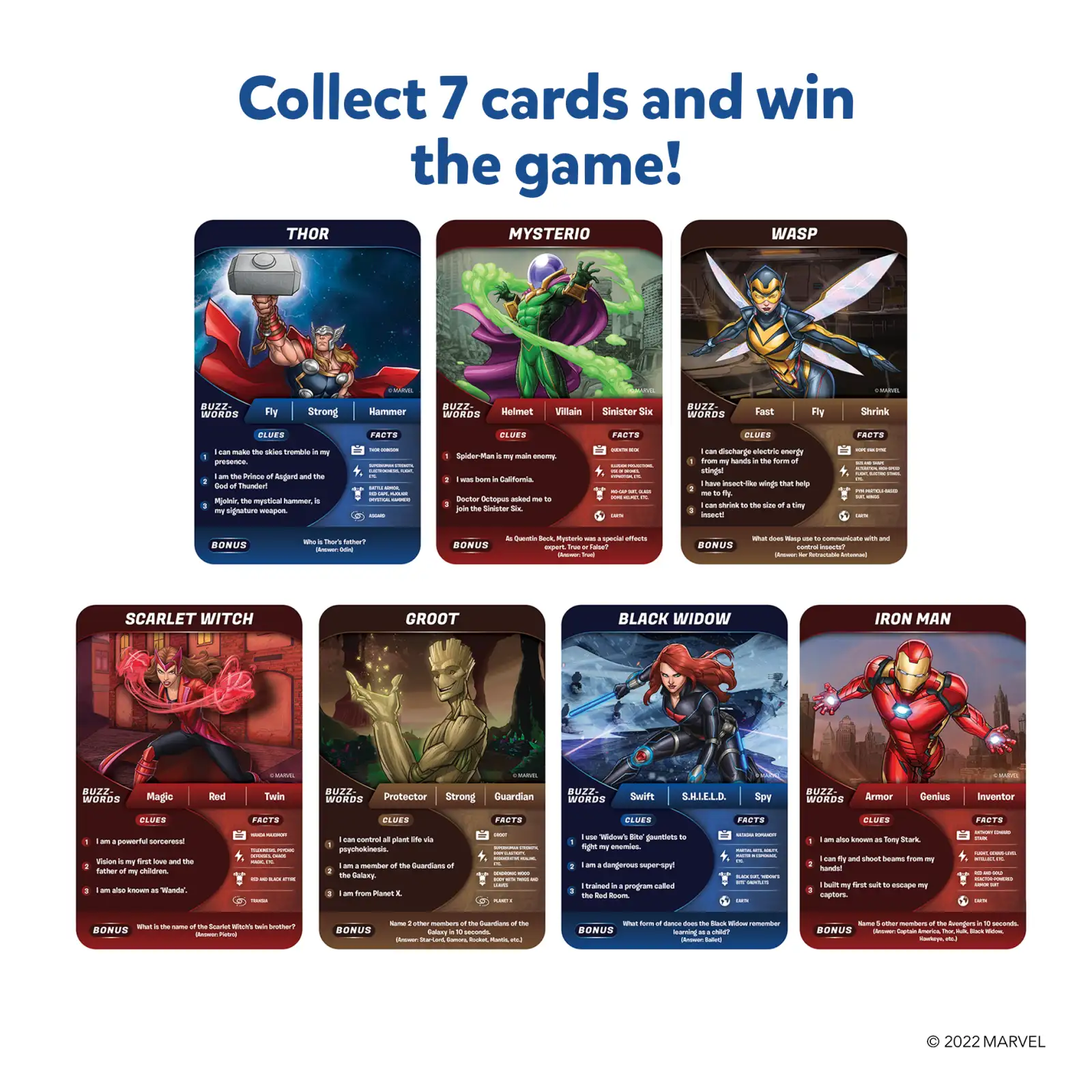Guess in 10: Marvel | Trivia card game (ages 8+) - Image 7