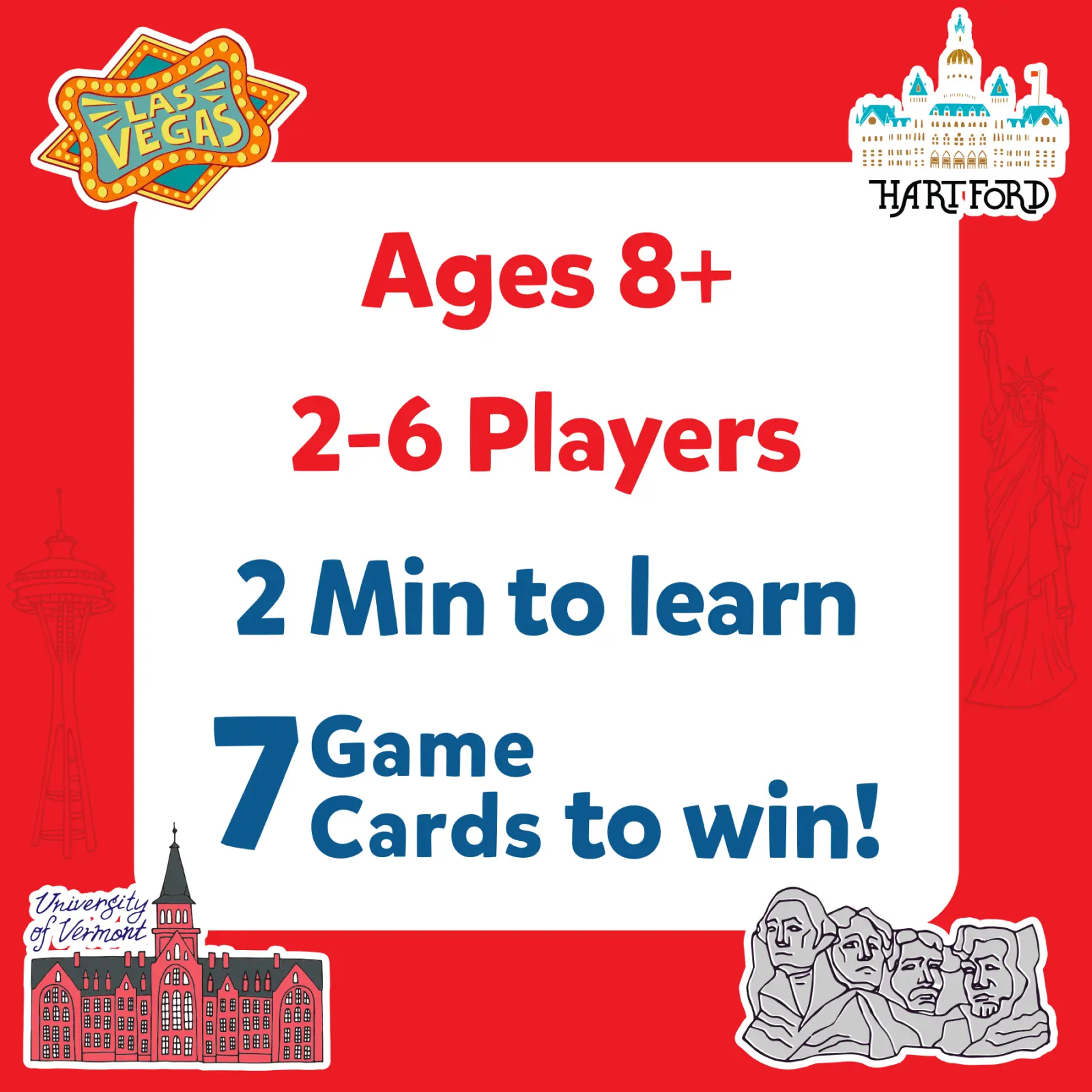 Guess in 10: States Of America | Trivia card game (ages 8+) - Image 6
