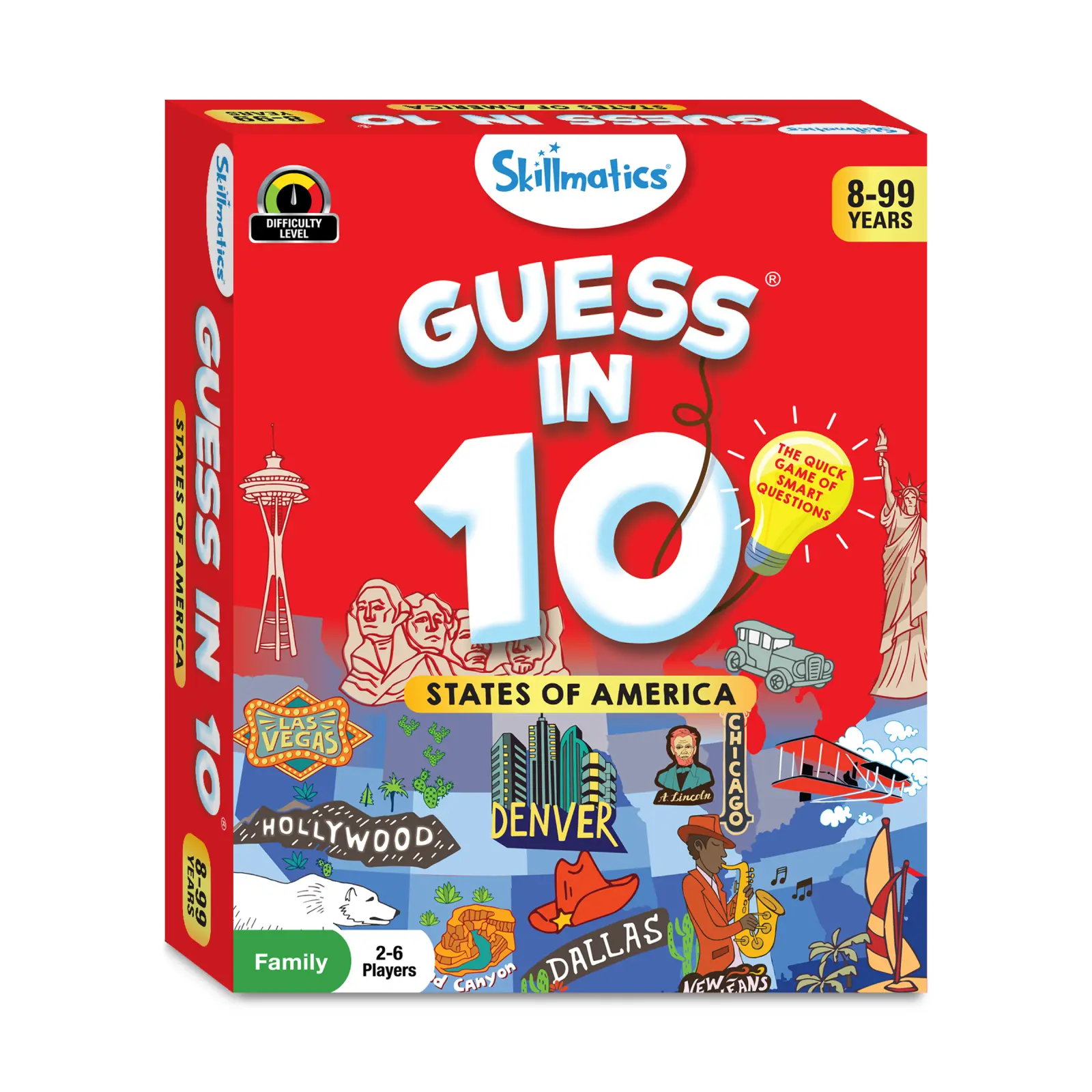 Guess in 10: States Of America | Trivia card game (ages 8+) - Image 9