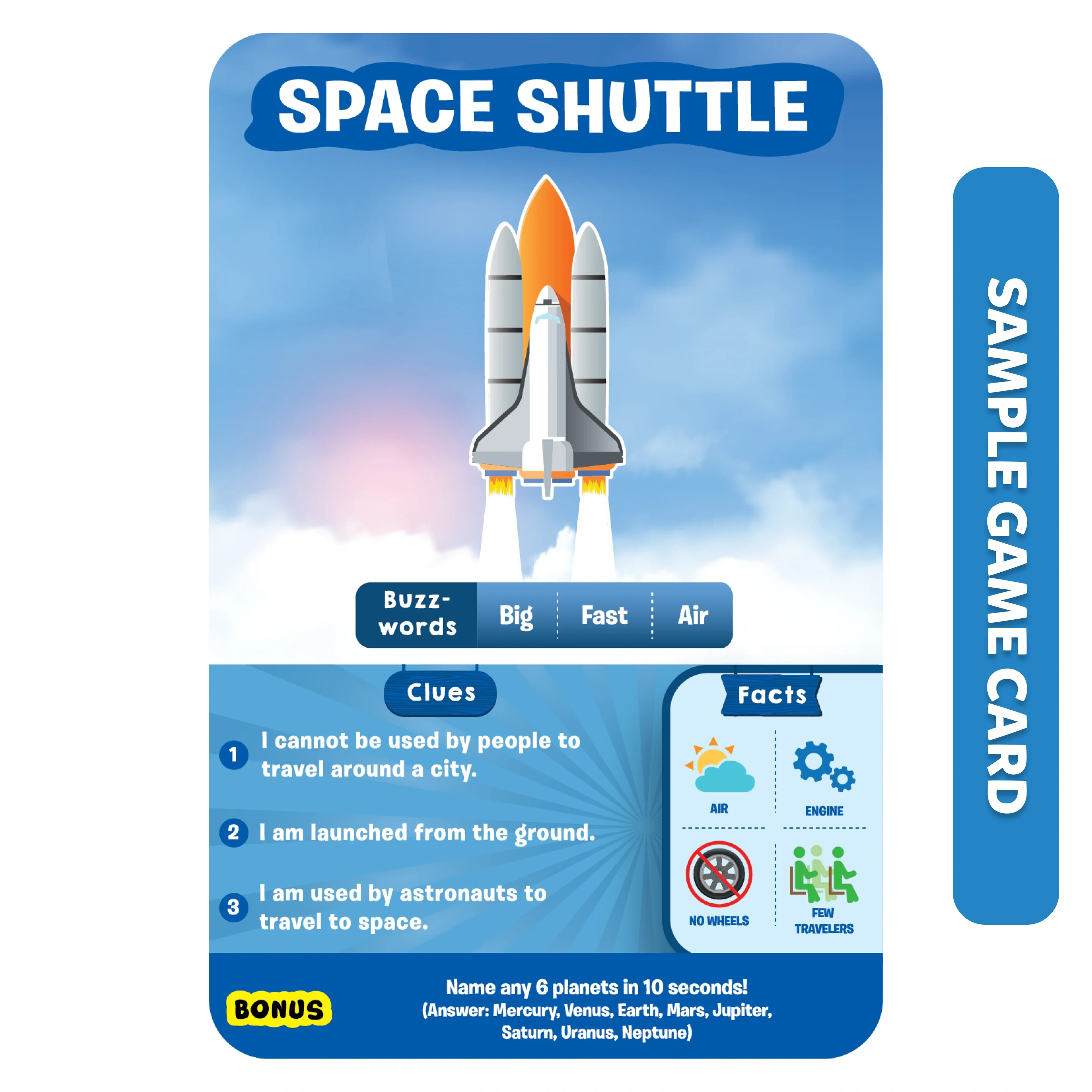 Guess in 10: Things That Go! | Trivia card game (ages 6+) - Image 7
