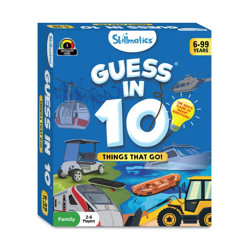 Guess in 10: Things That Go! | Trivia card game (ages 6+) - Image 9