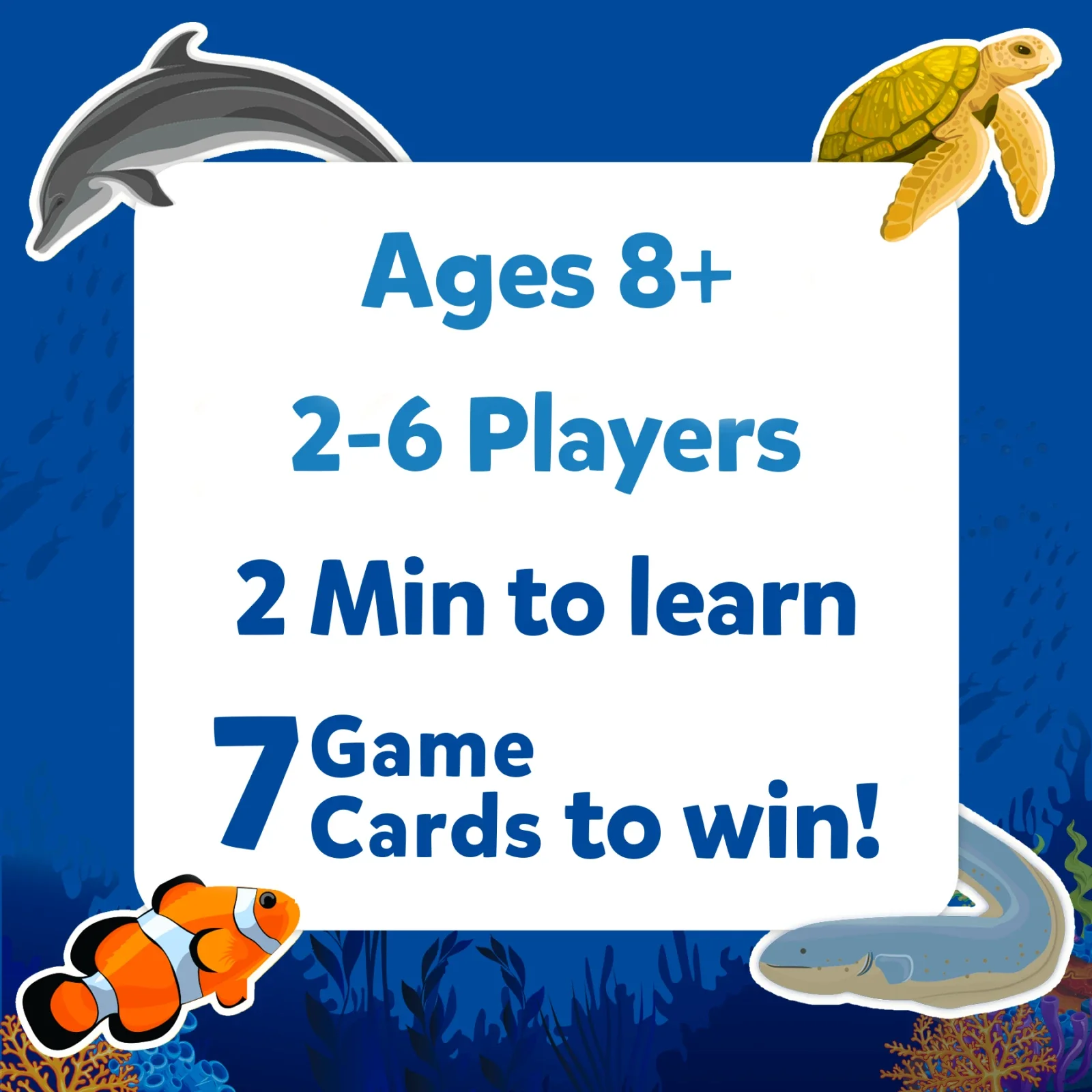 Guess in 10: Underwater Animals | Trivia card game (ages 8+) - Image 6
