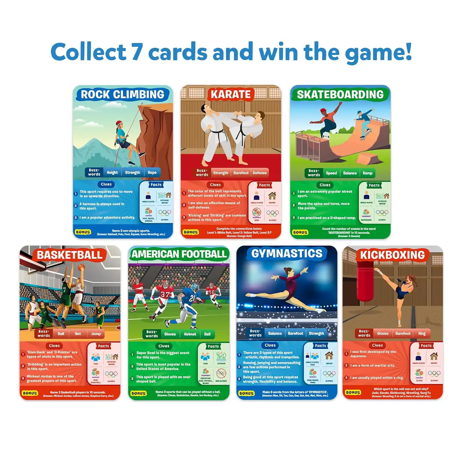 Guess in 10: World Of Sports | Trivia card game (ages 6+) - Image 4