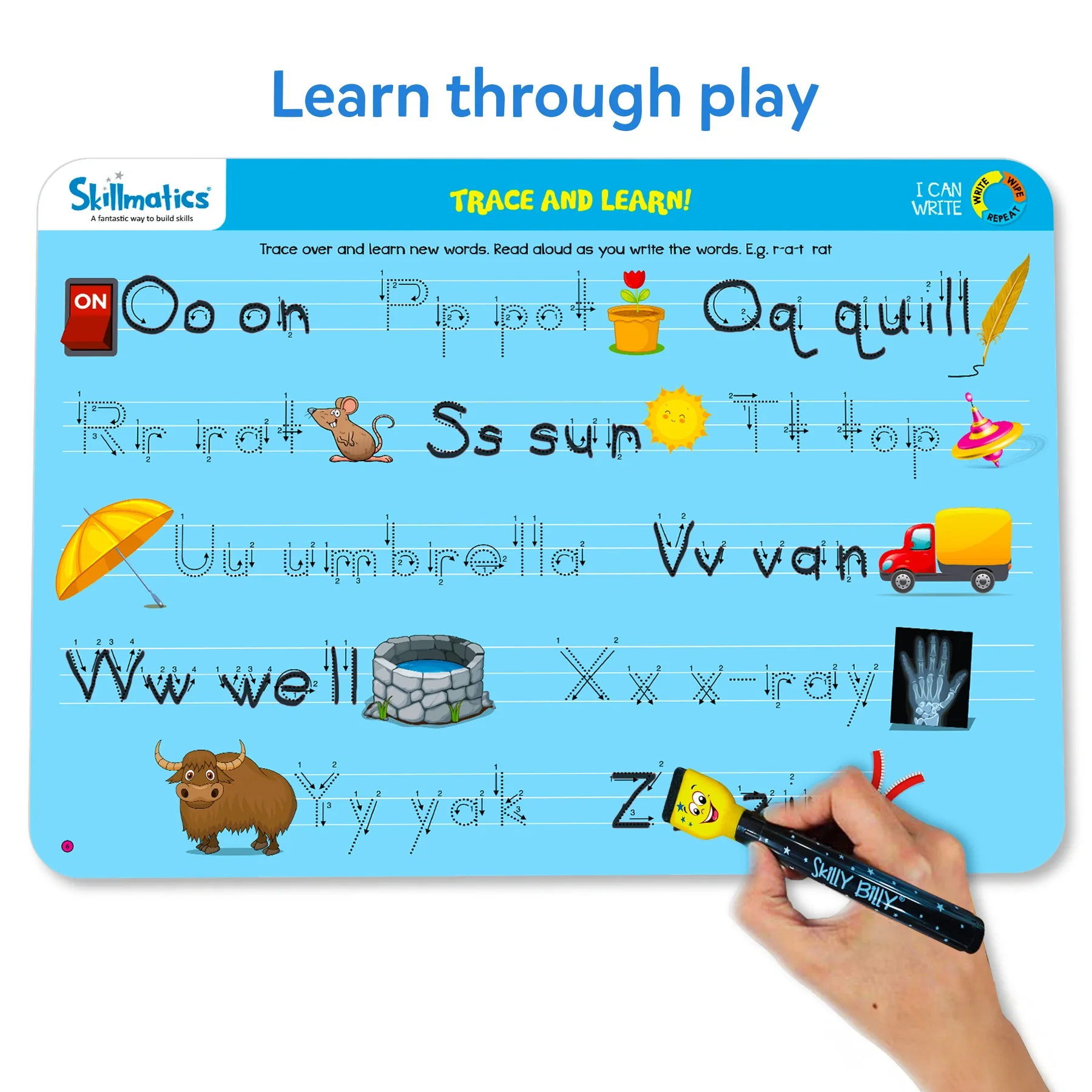 I Can Write | Reusable Activity Mats (ages 3-6) - Image 4