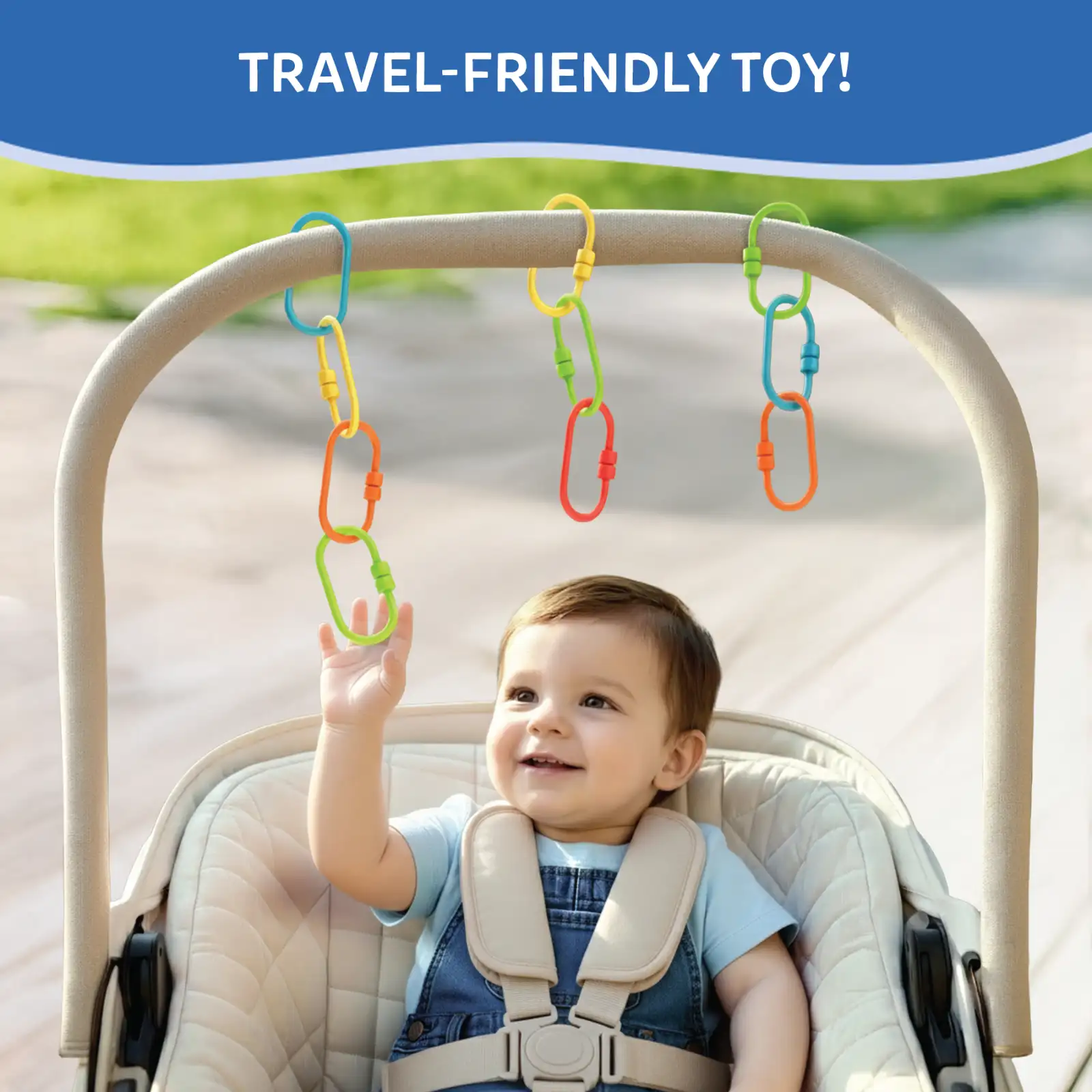 Linkies: Set of 15 Links | Connectable Learning Link Toy for Toddlers (10-24 months) - Image 5