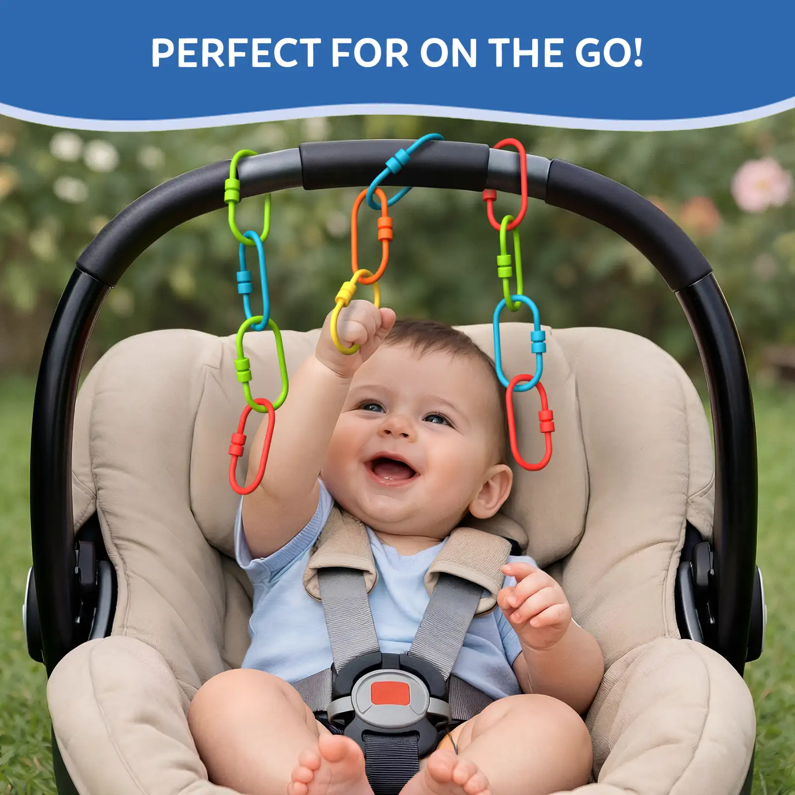 Linkies: Set of 36 Links | Connectable Learning Link Toy for Toddlers (10-24 months) - Image 5
