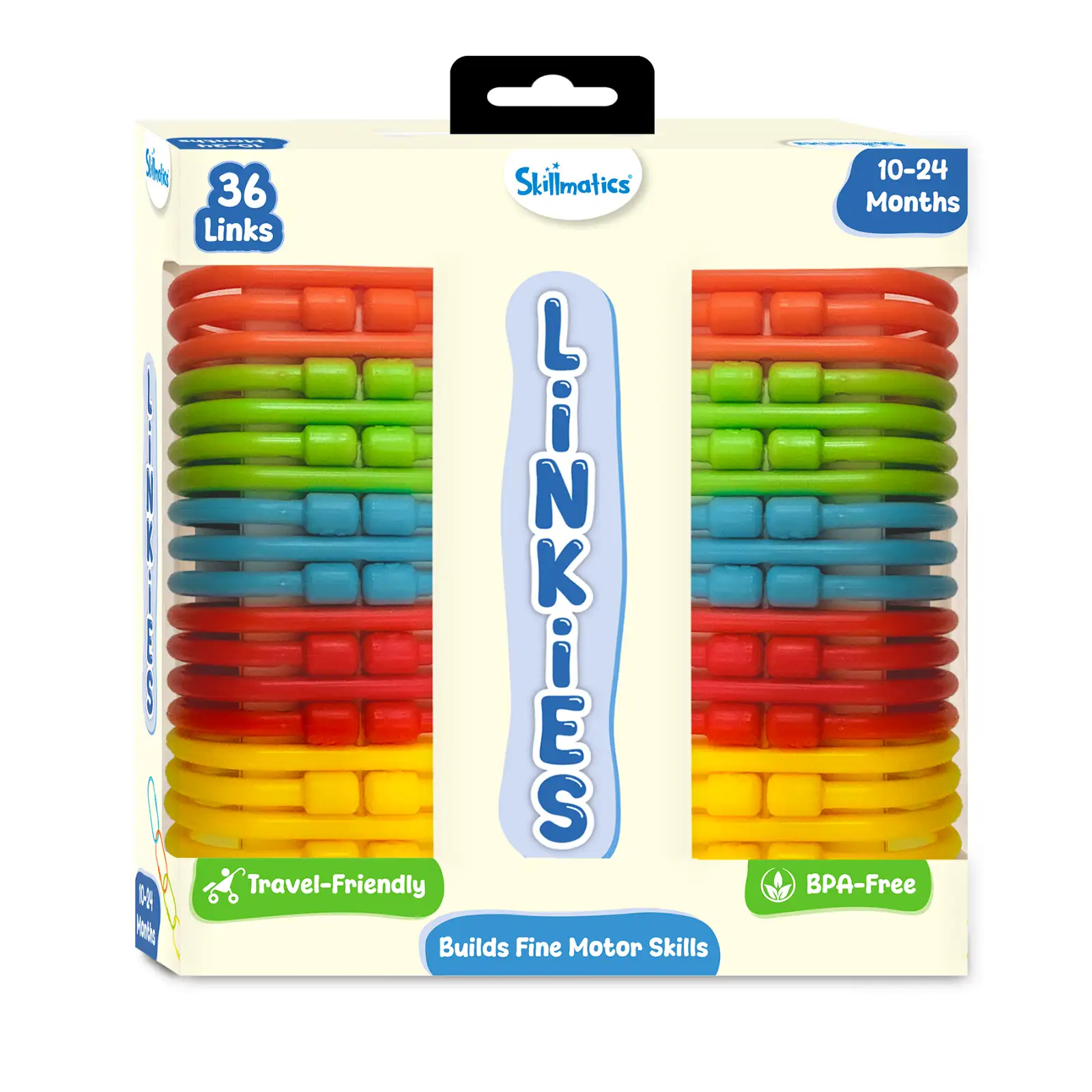 Linkies: Set of 36 Links | Connectable Learning Link Toy for Toddlers (10-24 months) - Image 8