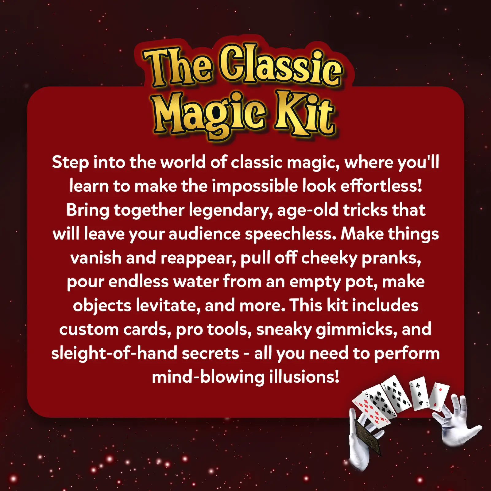 Magic - Classic | Tricks & Illusions Kit for Kids (ages 10+) - Image 8
